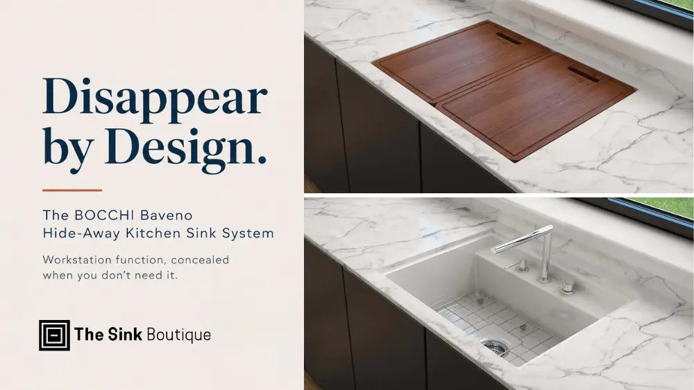 Bocchi Baveno Hide-Away Sink System only at The Sink Boutique
