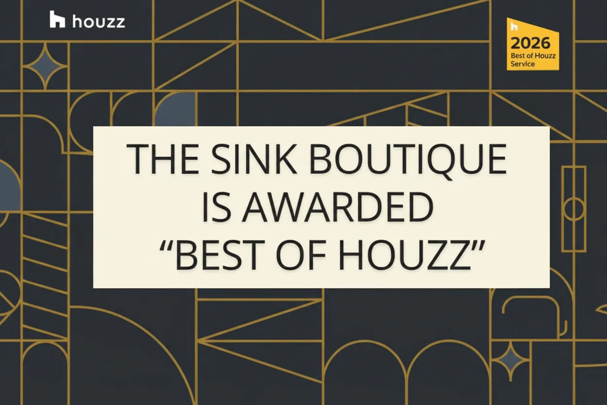 Image with the text Best of Houzz Awarded to The Sink Boutique