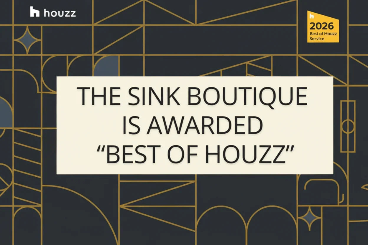 Image with the text Best of Houzz Awarded to The Sink Boutique