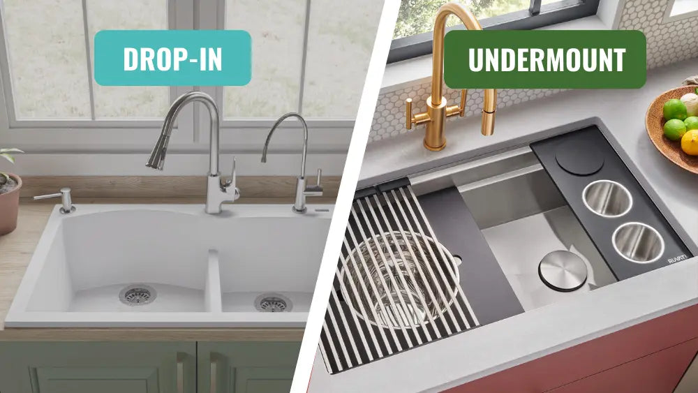 Drop-In vs. Undermount Sinks: Which Should You Choose?