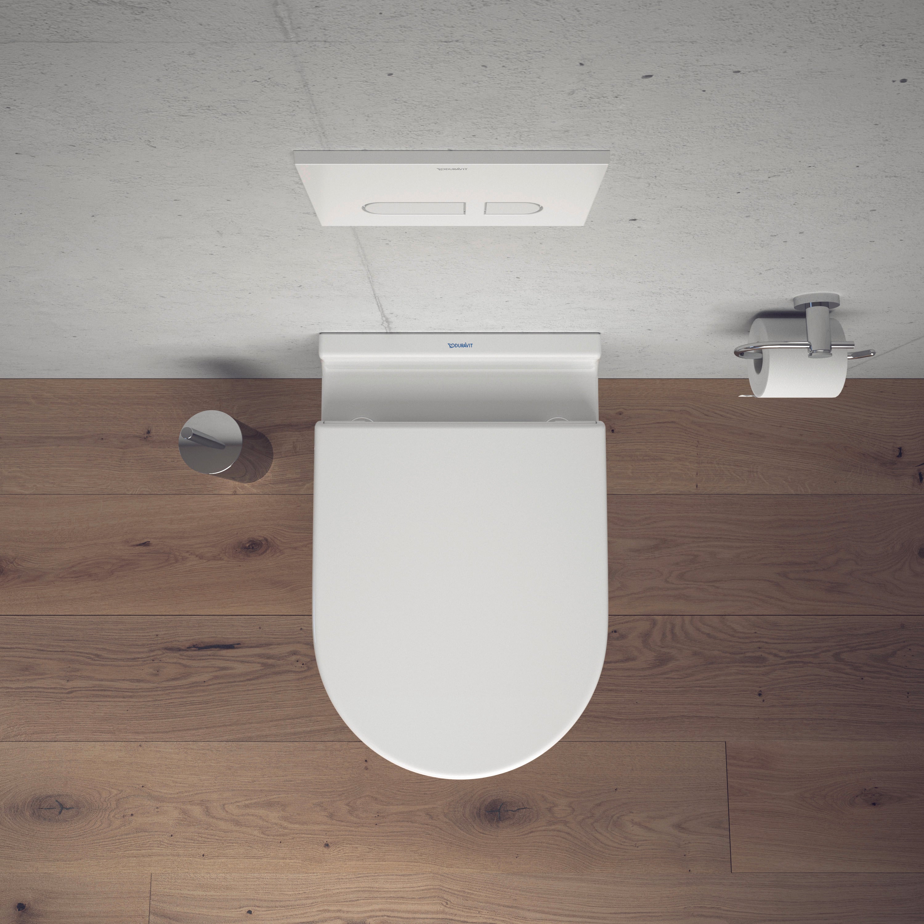Starck 3 Elongated Slow Close Toilet Seat in White