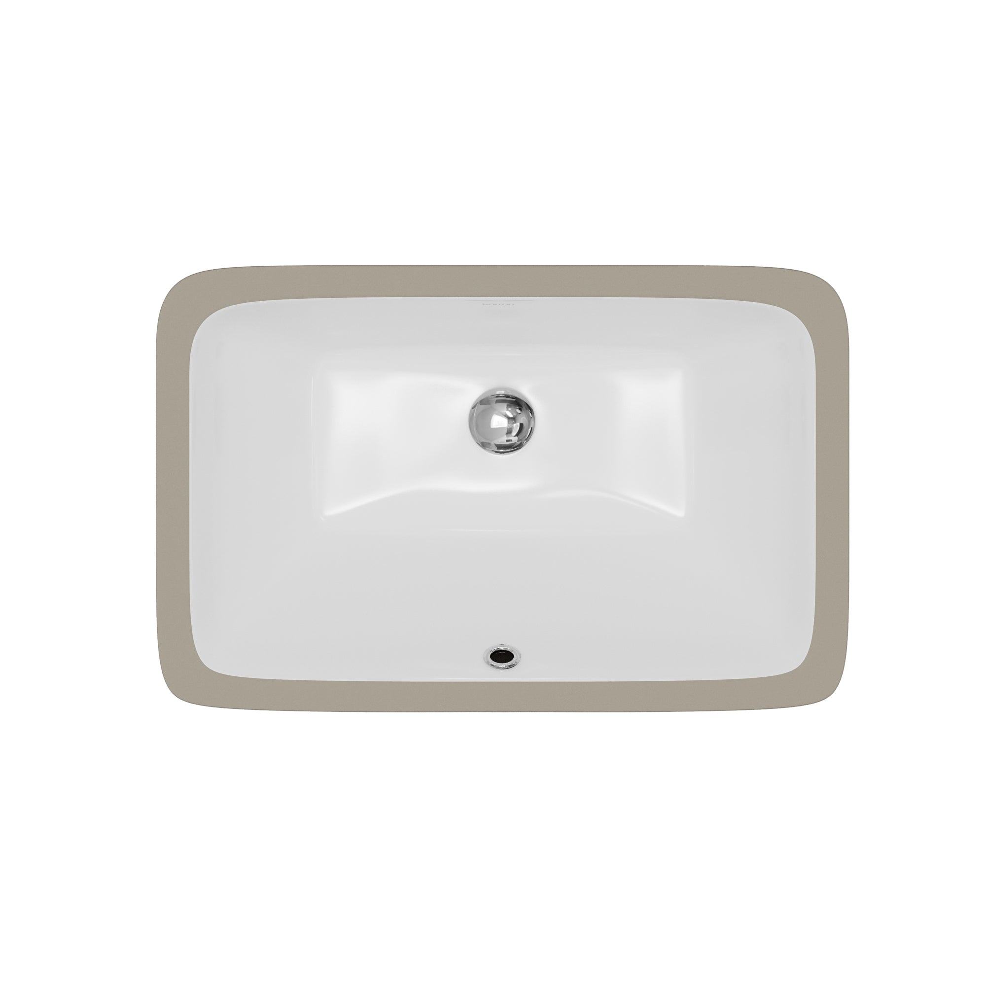 Karran 21 rectangular bathroom sink white product image