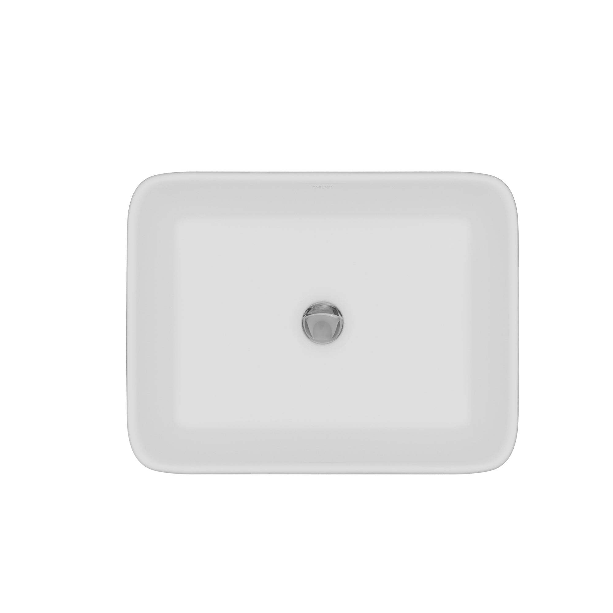 Alternative View of Karran Valera 18.75" x 14.5" x 4.25" Rectangular Vessel Vitreous China ADA Bathroom Sink, White, VC-501-WH