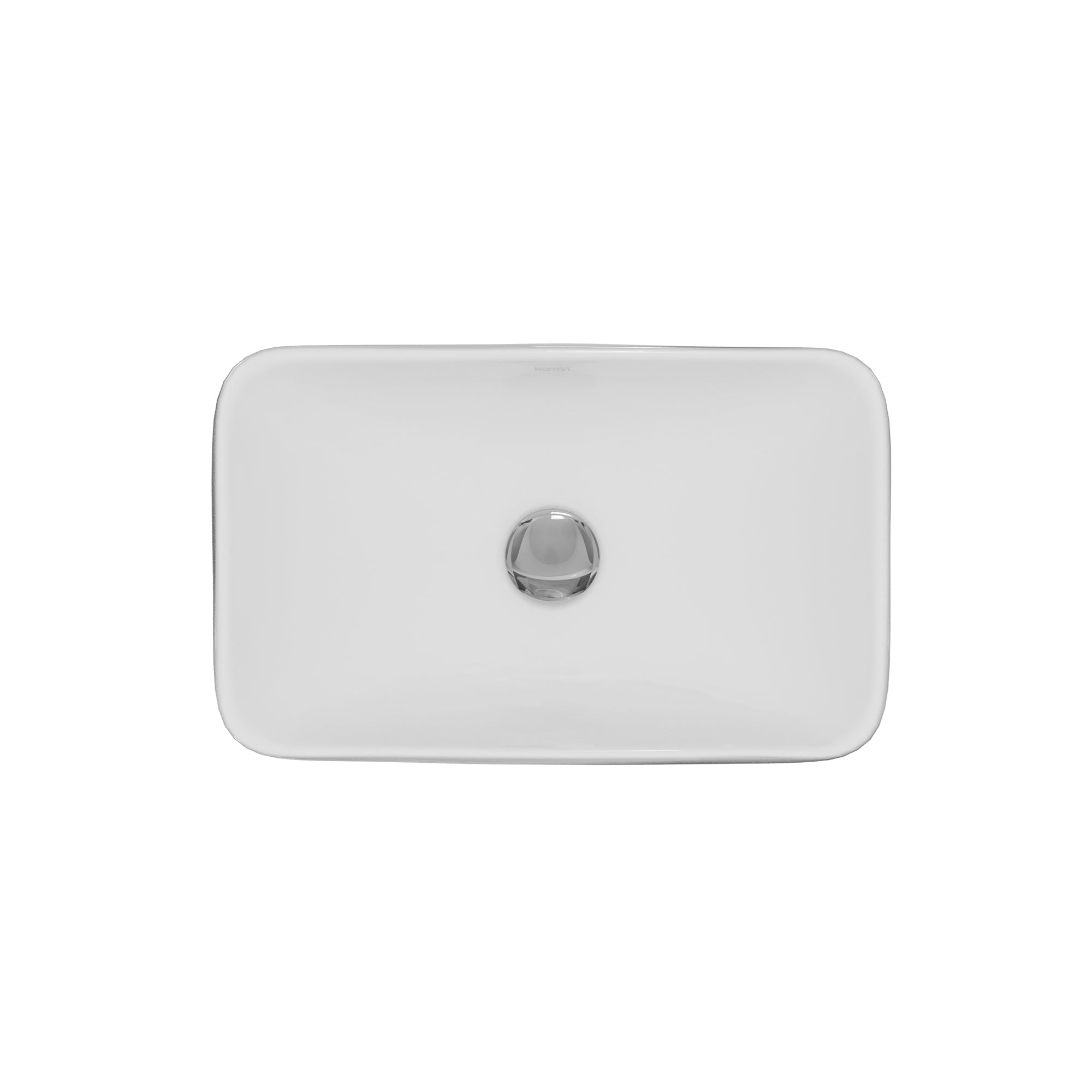 Alternative View of Karran Valera 19" x 11.5" x 3.75" Rectangular Vessel Vitreous China ADA Bathroom Sink, White, VC-507-WH
