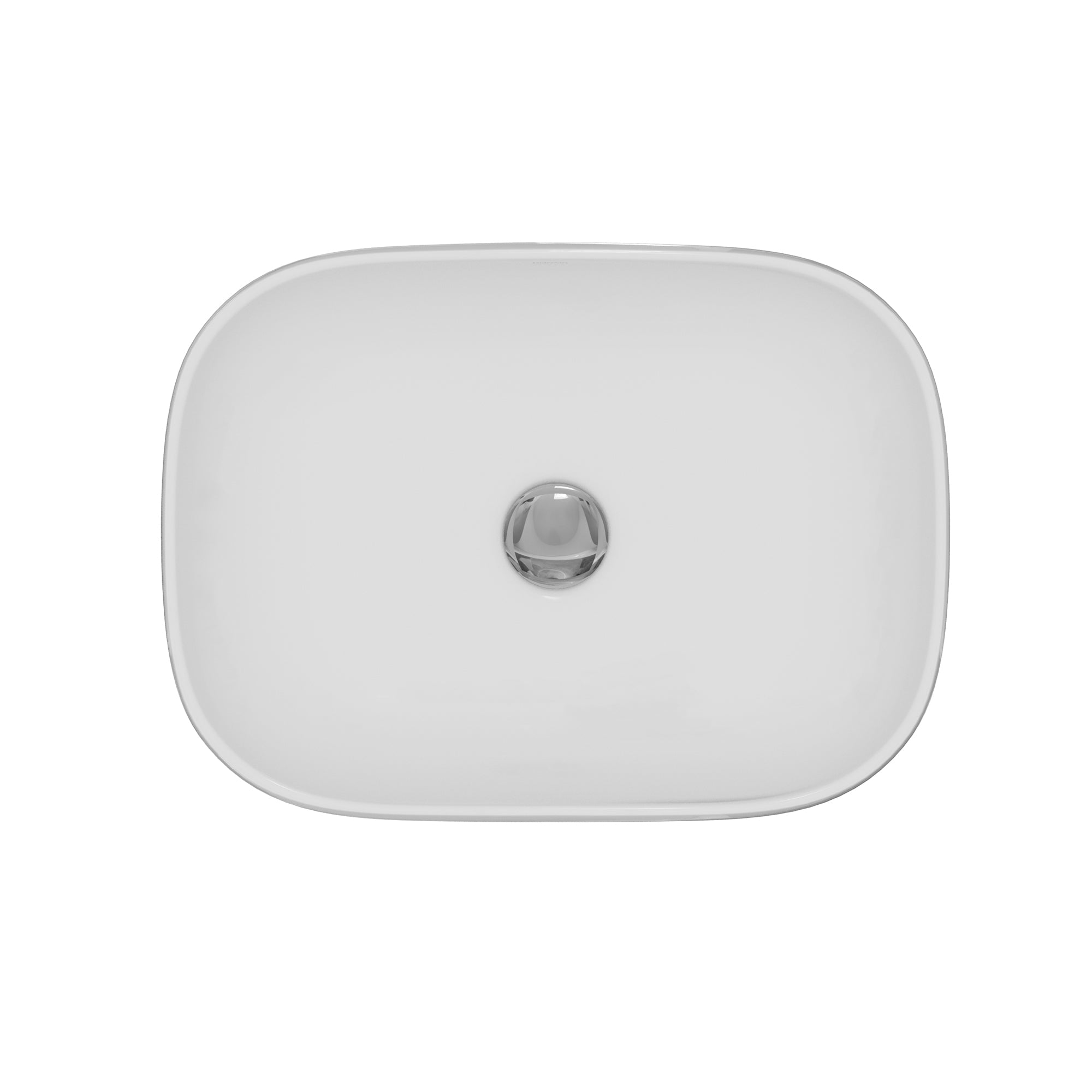 Alternative View of Karran Valera 19.875" x 15.75" x 4.5" Rectangular Vessel Vitreous China ADA Bathroom Sink, White, VC-511-WH