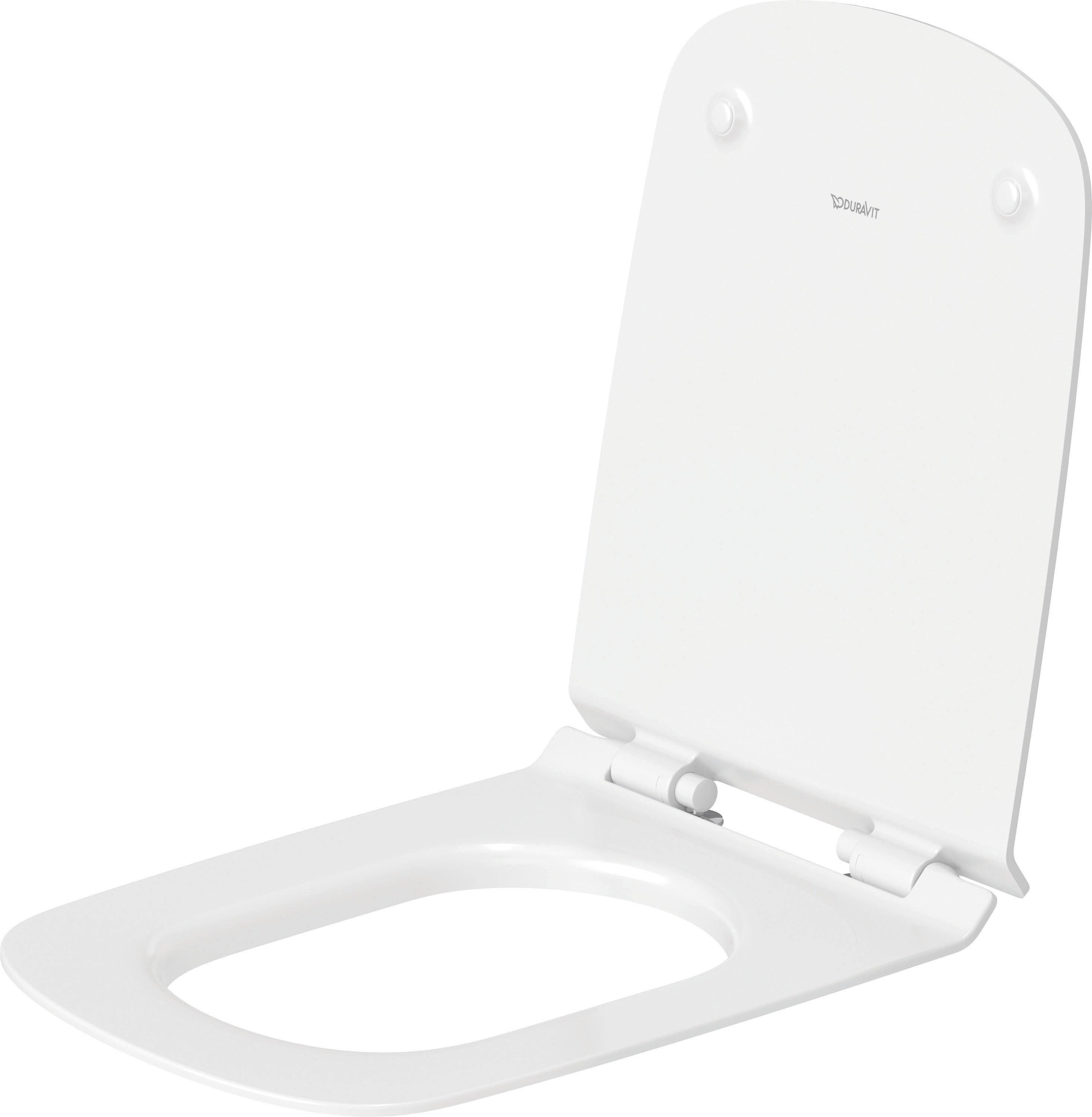 DuraStyle Elongated Slow Close Toilet Seat in White