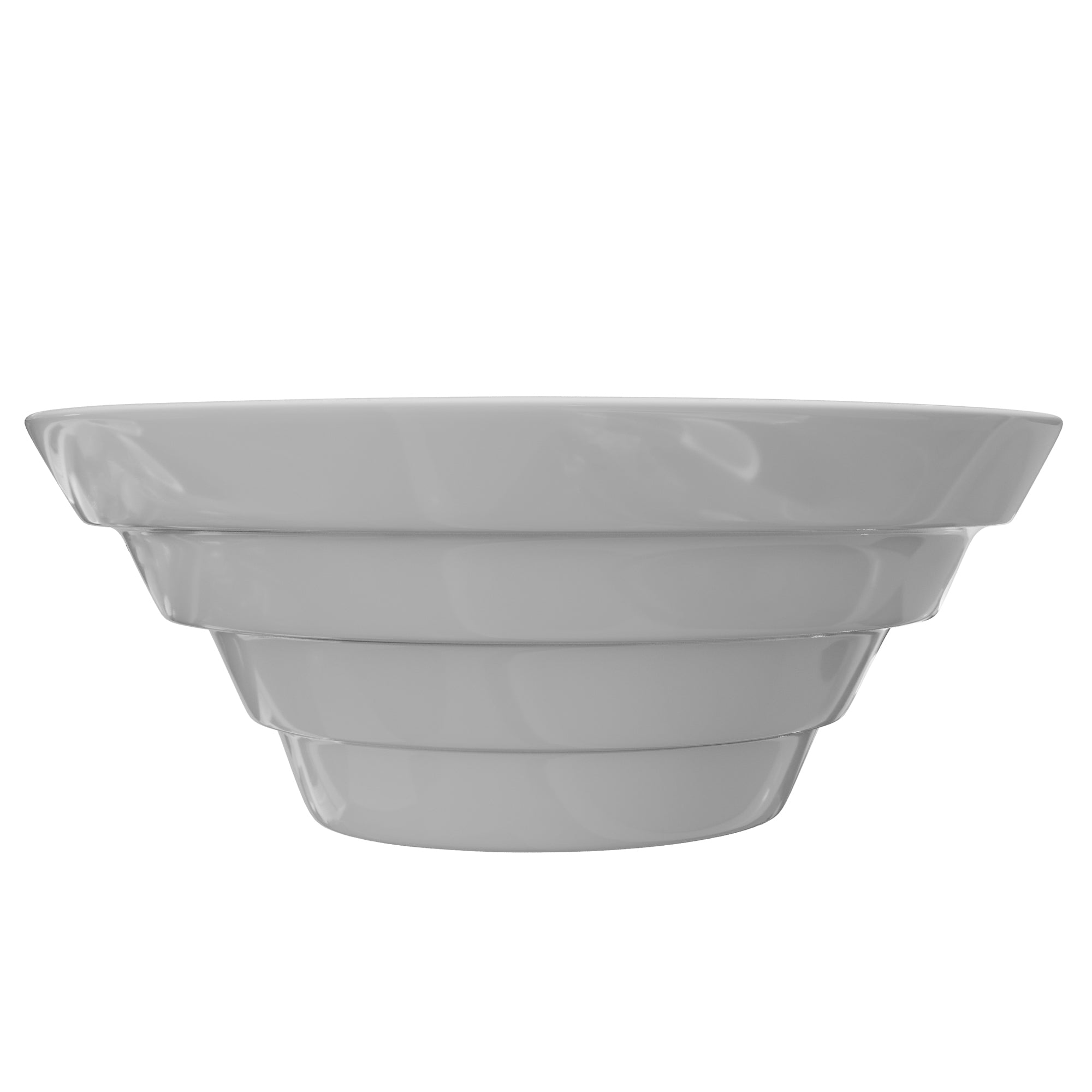 Alternative View of Karran Valera 18.875" x 18.875" x 5.75" Round Vessel Vitreous China ADA Bathroom Sink, White, VC-402-WH