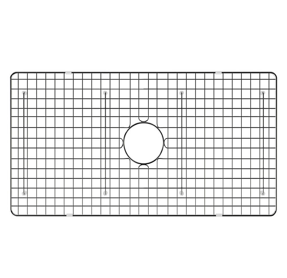 Main Image of Ruvati Stainless Steel Bottom Rinse Grid Replacement for RVL2100WH Fireclay Kitchen Sink, RVA621009