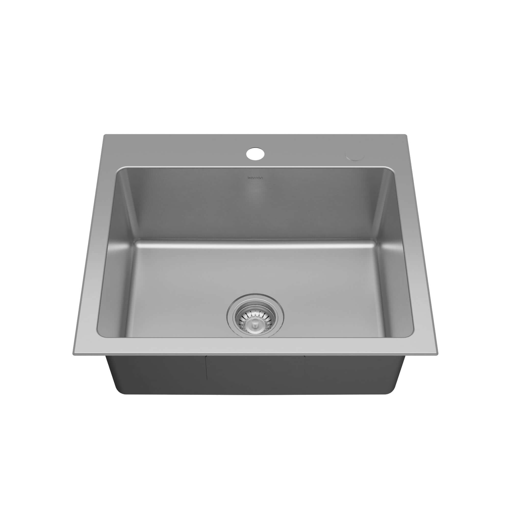 Karran lansen 25 stainless steel kitchen sink 18 gauge product image