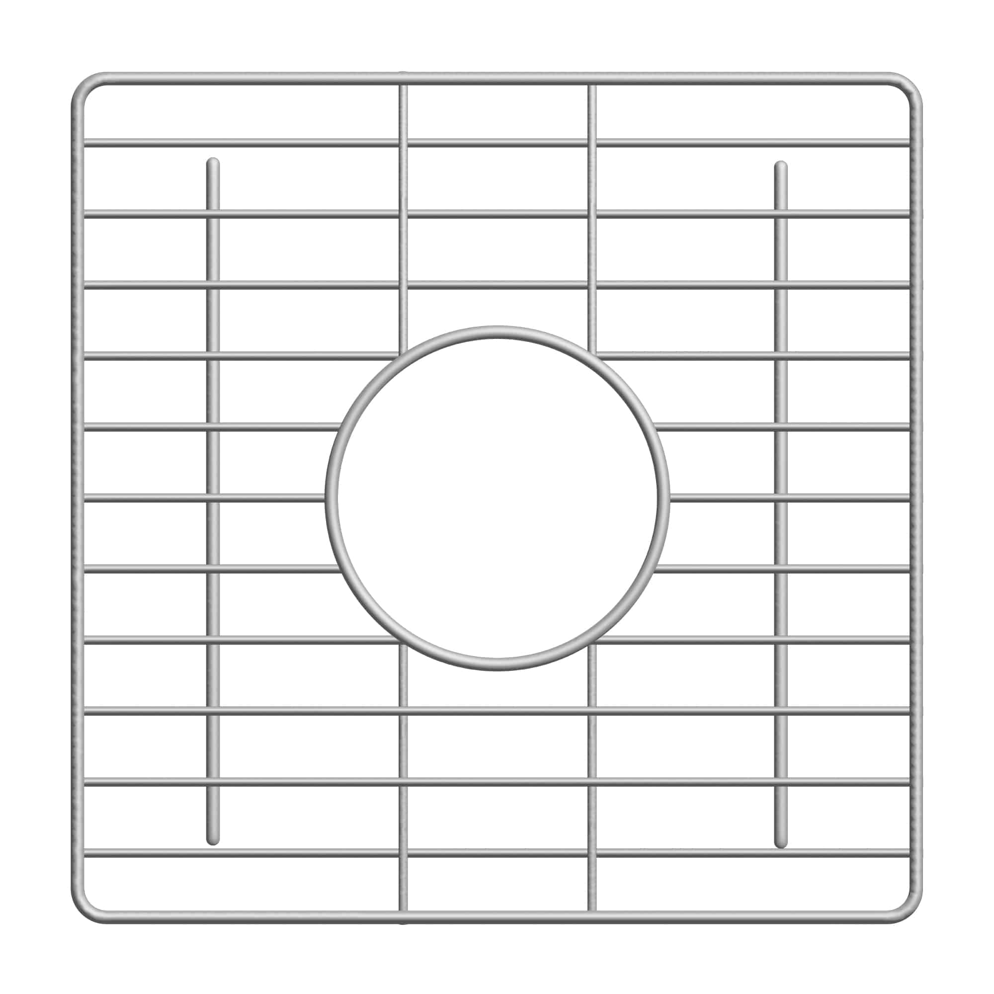 Native Trails 12" Square Bottom Grid in Stainless Steel, GRD934-SS