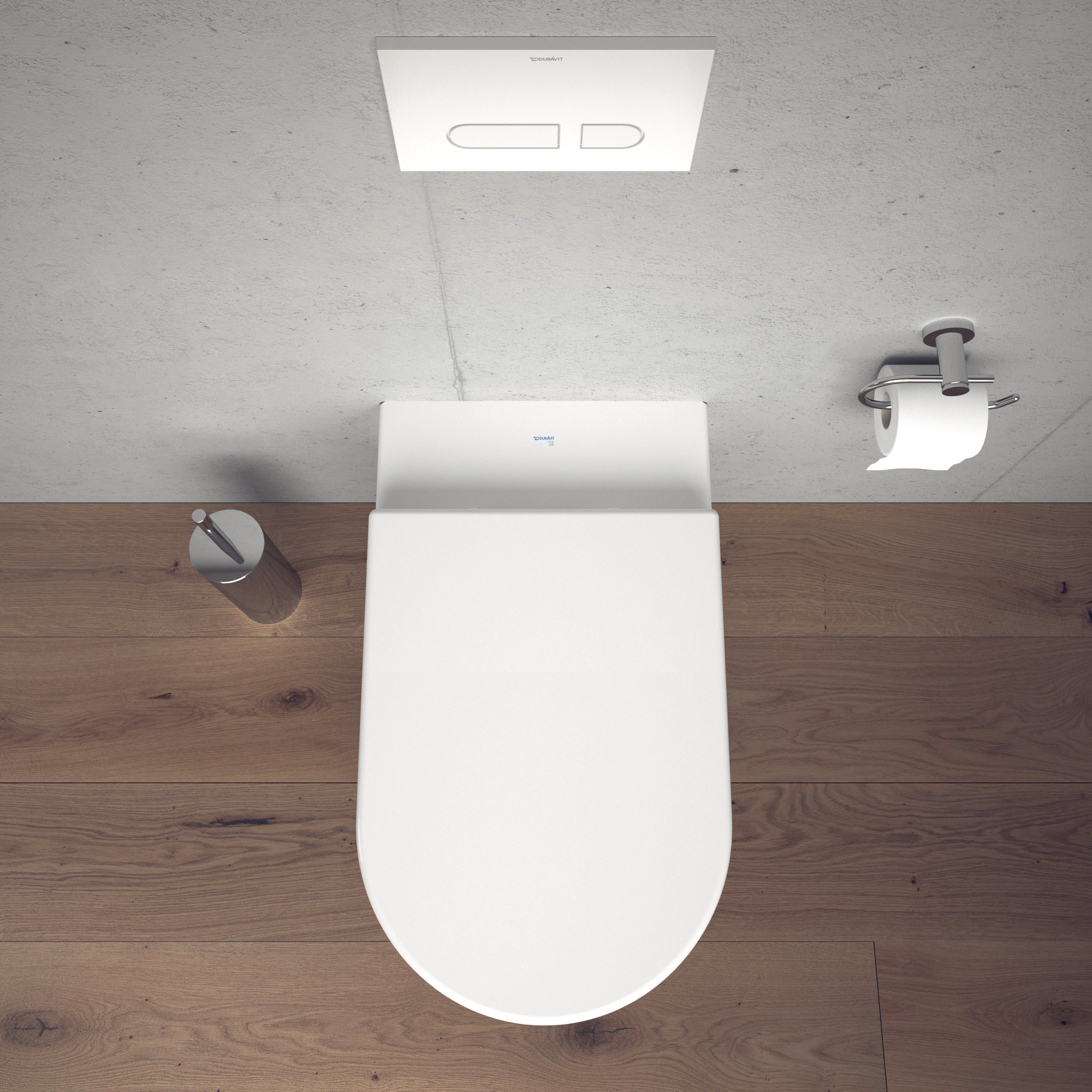 Starck 3 Elongated Slow Close Toilet Seat in White