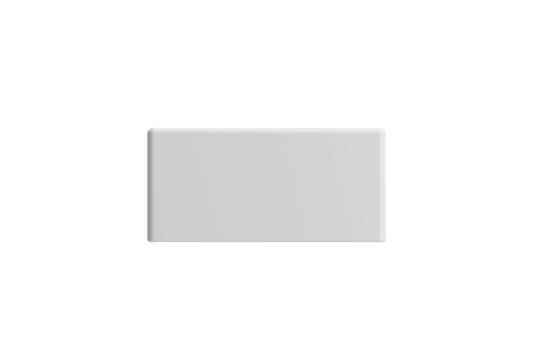 Alternate Image for BOCCHI Milano Small 15" Rectangle Wallmount Fireclay Bathroom Sink, White, Single Faucet Hole, 1419-001-0126