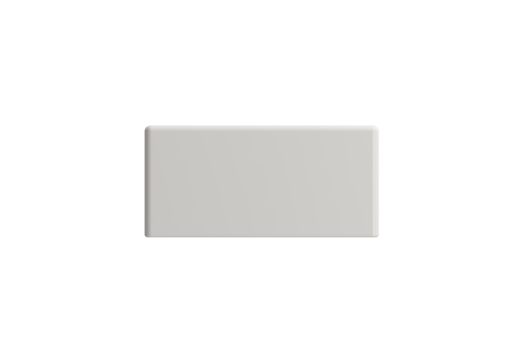 Alternate Image for BOCCHI Milano Small 15" Rectangle Wallmount Fireclay Bathroom Sink, Biscuit, Single Faucet Hole, 1419-014-0126