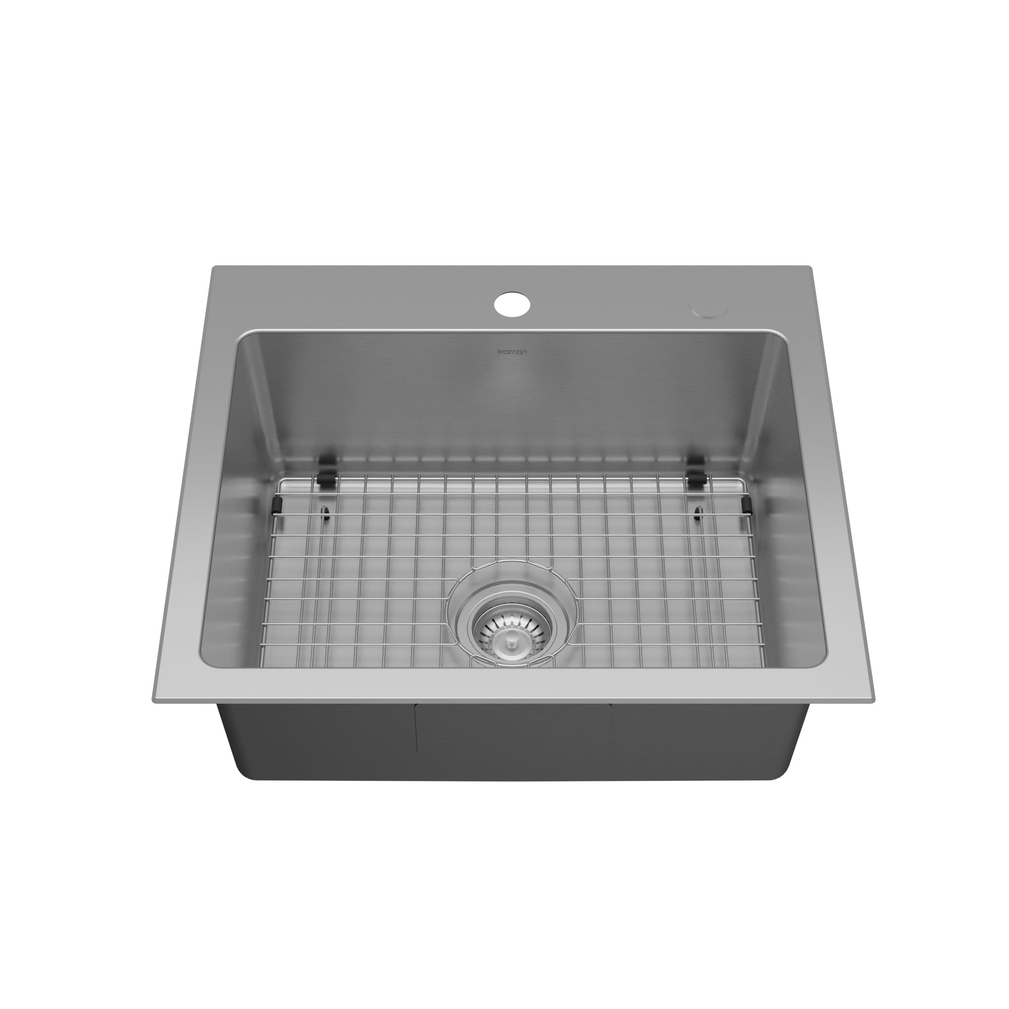 Karran lansen 25 stainless steel kitchen sink 18 gauge product image