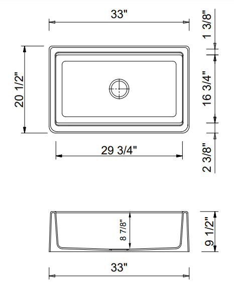 Alternate Image for BOCCHI Arona 33" Granite Workstation Farmhouse Sink Kit with Faucet and Accessories, Matte Black (sink) / Stainless Steel (faucet), 1600-504-2020SS
