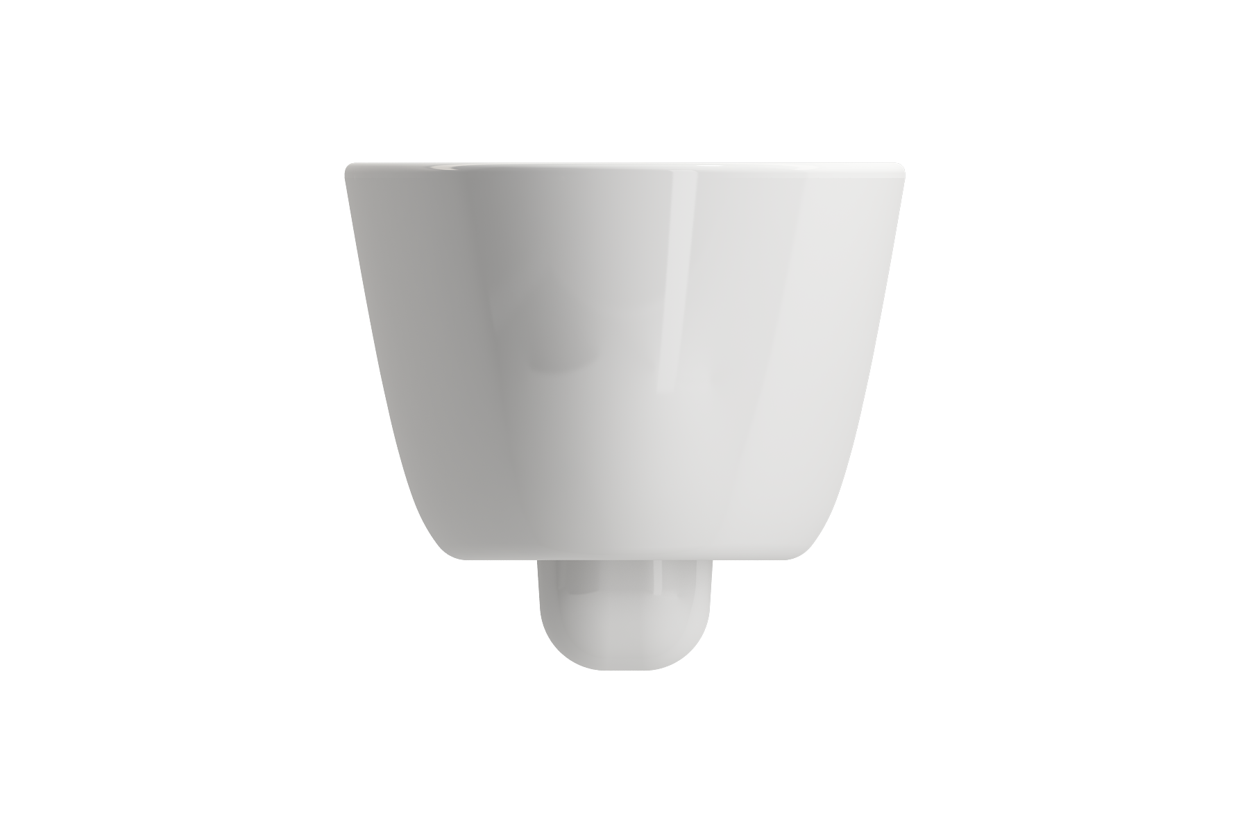 Alternate Image for BOCCHI Milano Wall-hung Elongated Toilet Bowl White, 1632-001-0129