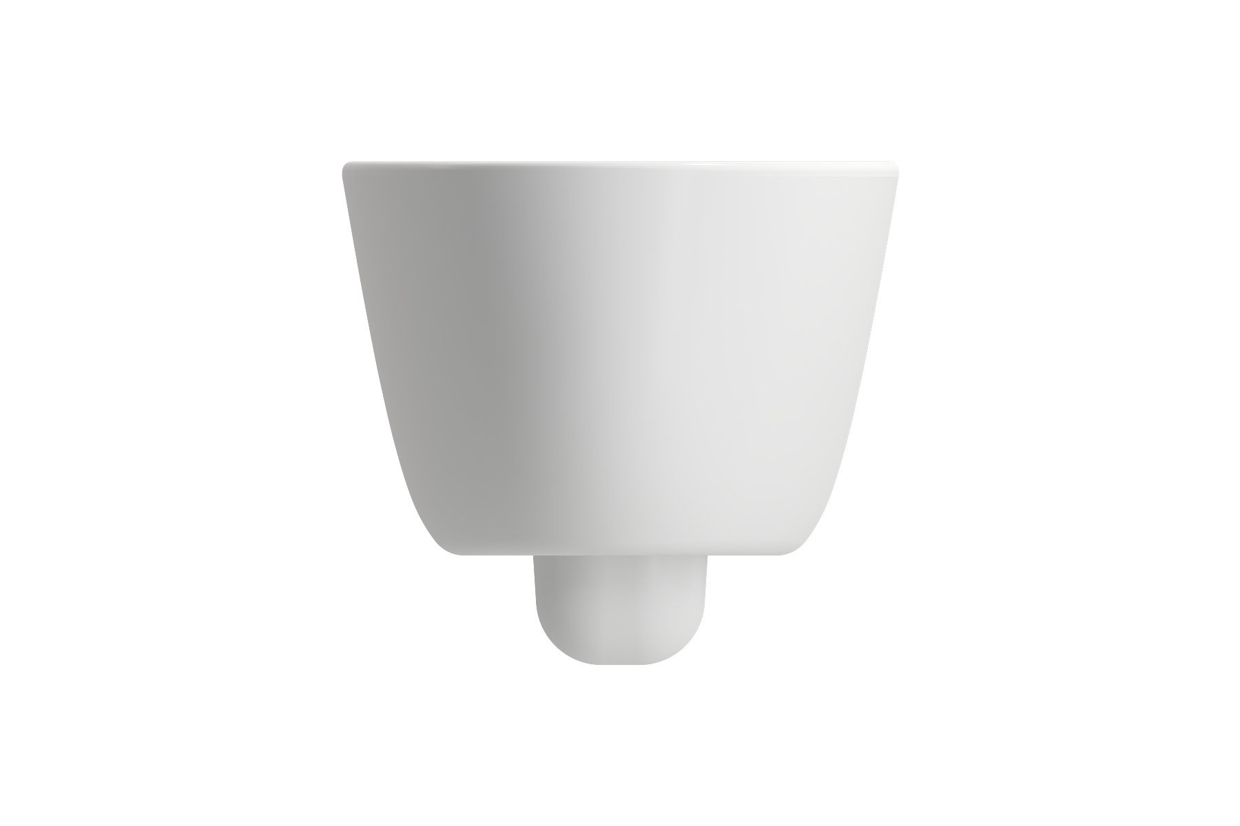 Alternate Image for BOCCHI Milano Wall-hung Elongated Toilet Bowl Matte White, 1632-002-0129