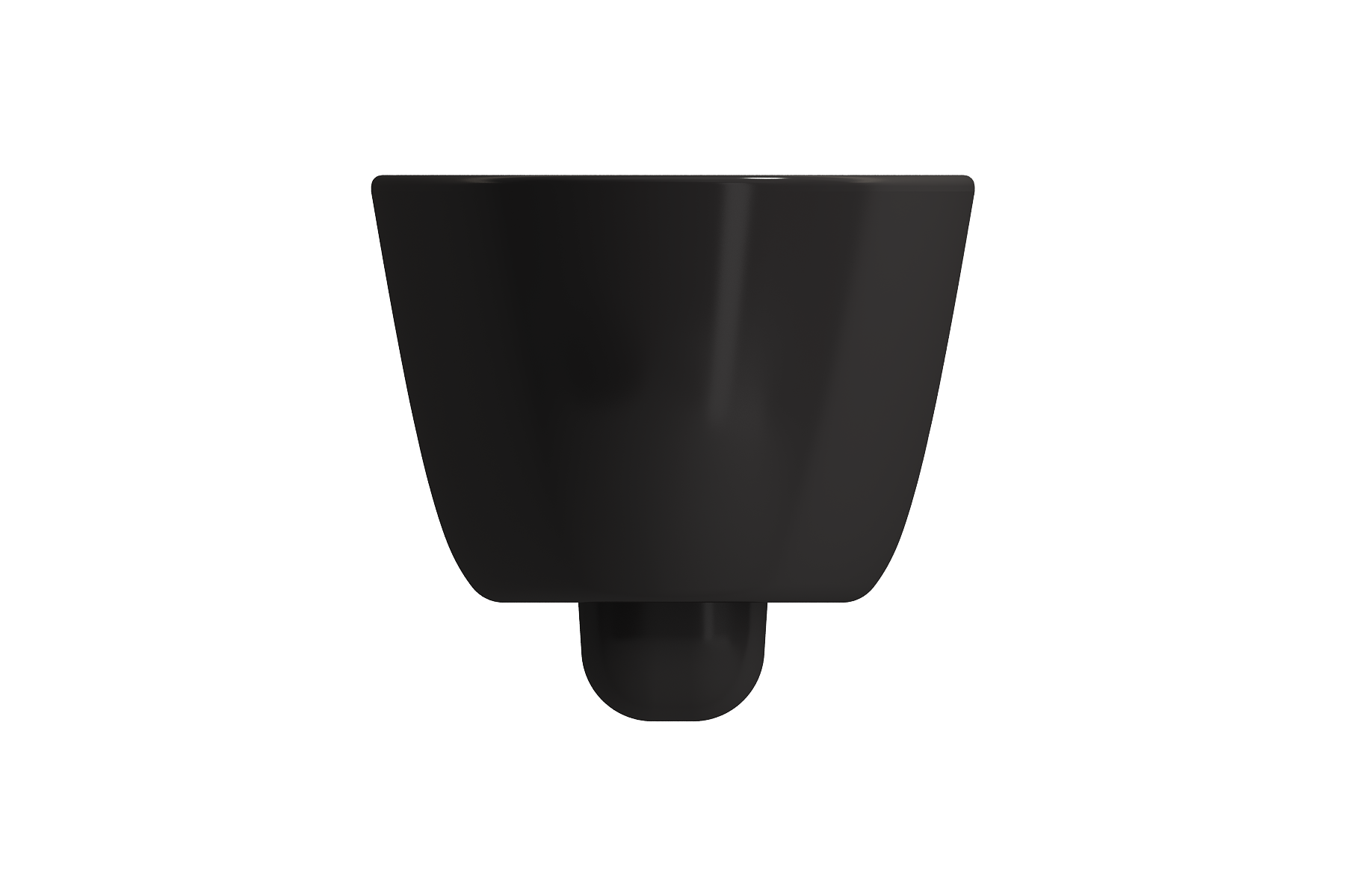 Alternate Image for BOCCHI Milano Wall-hung Elongated Toilet Bowl Matte Black, 1632-004-0129