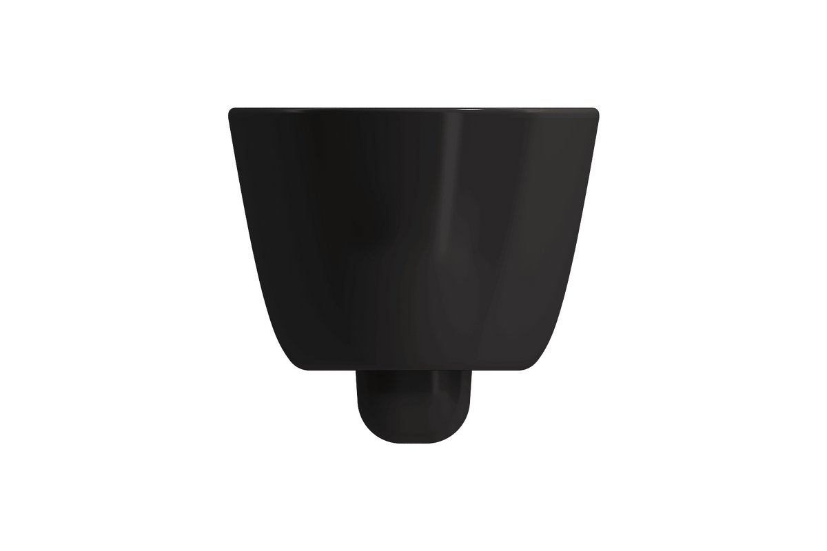 Alternate Image for BOCCHI Milano Wall-hung Elongated Toilet Bowl Matte Black, 1632-004-0129