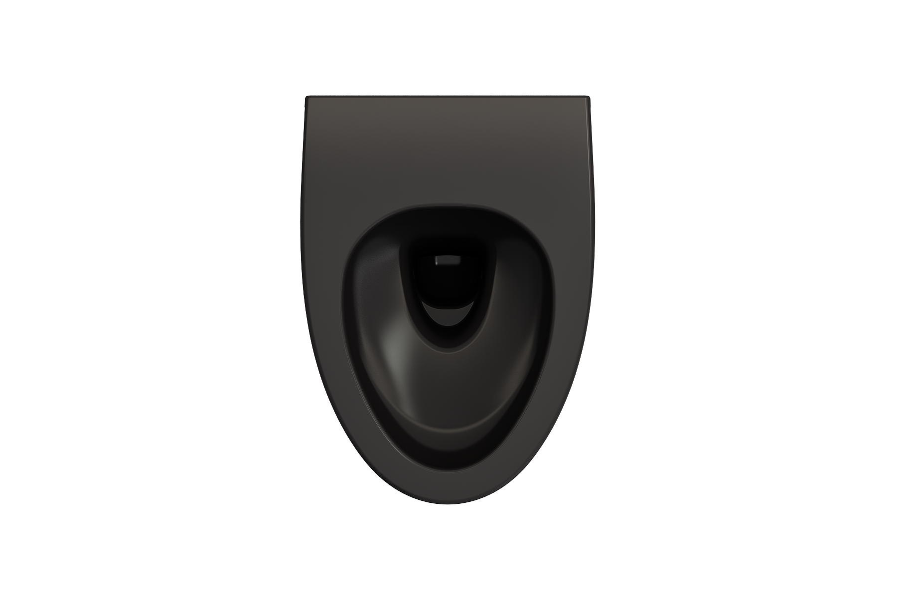 Alternate Image for BOCCHI Milano Wall-hung Elongated Toilet Bowl Matte Black, 1632-004-0129