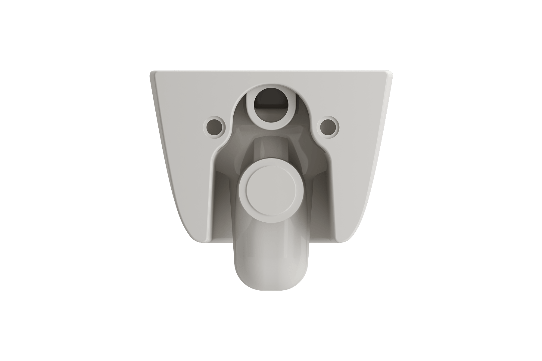 Alternate Image for BOCCHI Milano Wall-hung Elongated Toilet Bowl Biscuit, 1632-014-0129