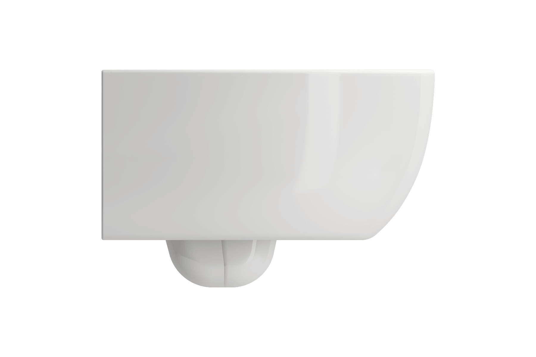 Alternate Image for BOCCHI Milano Wall-hung Elongated Toilet Bowl Biscuit, 1632-014-0129