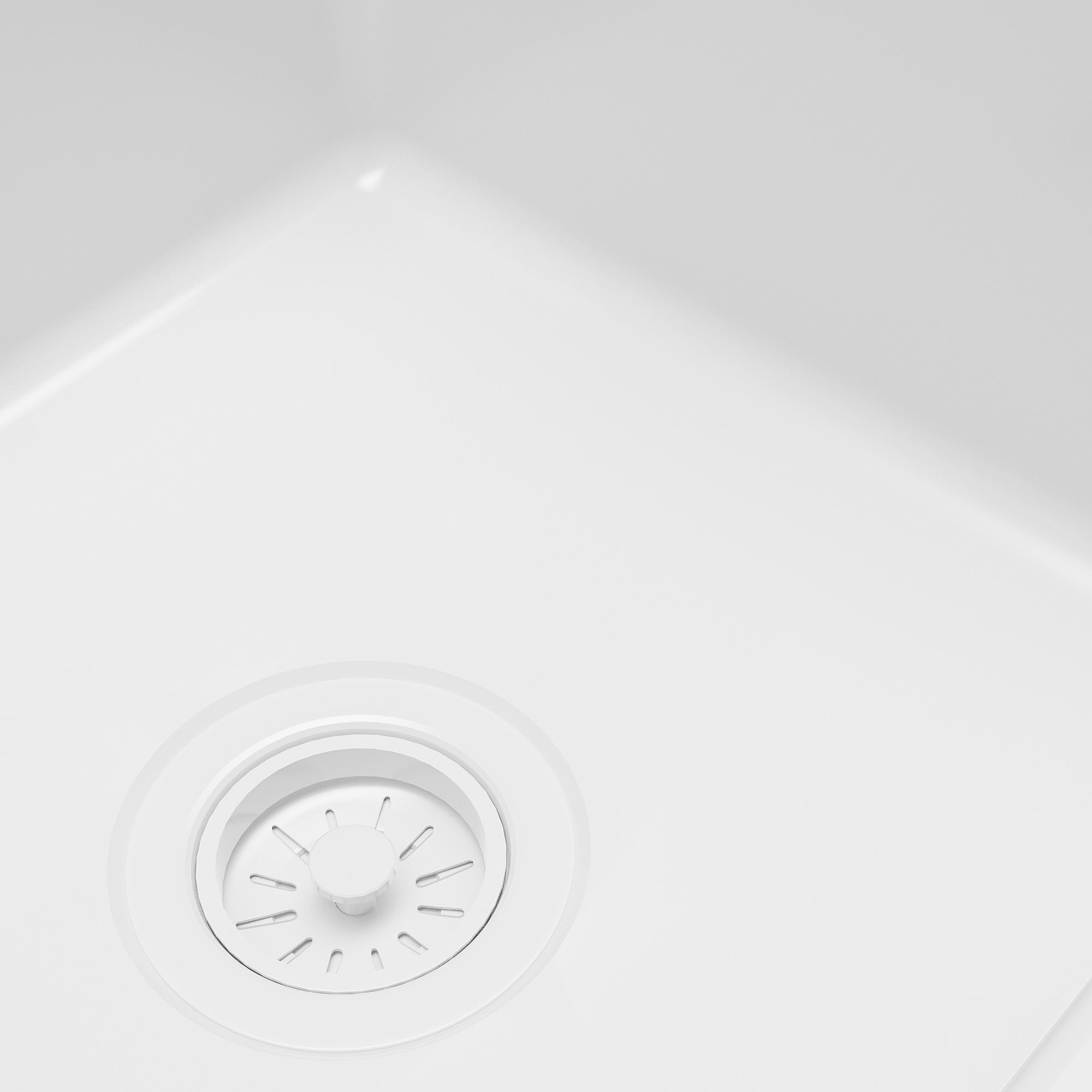 Alternative View of Karran Fireclay 33" Fireclay Farmhouse Sink with Accessories, 60/40 Double Bowl, White, FCP33DBWH
