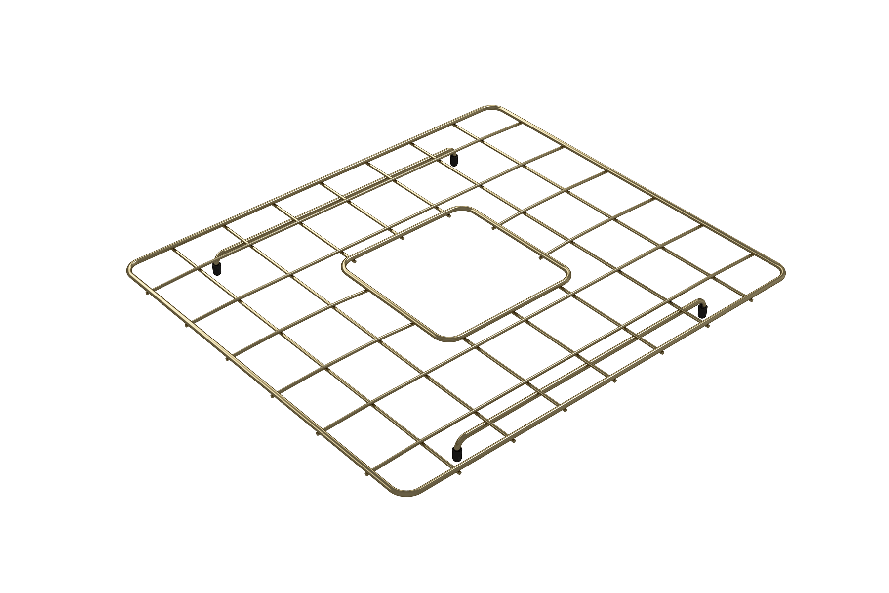 Alternate Image for BOCCHI Brushed Gold Stainless Steel Sink Grid for 20" 1136 Kitchen Sinks, 2300 2013BG