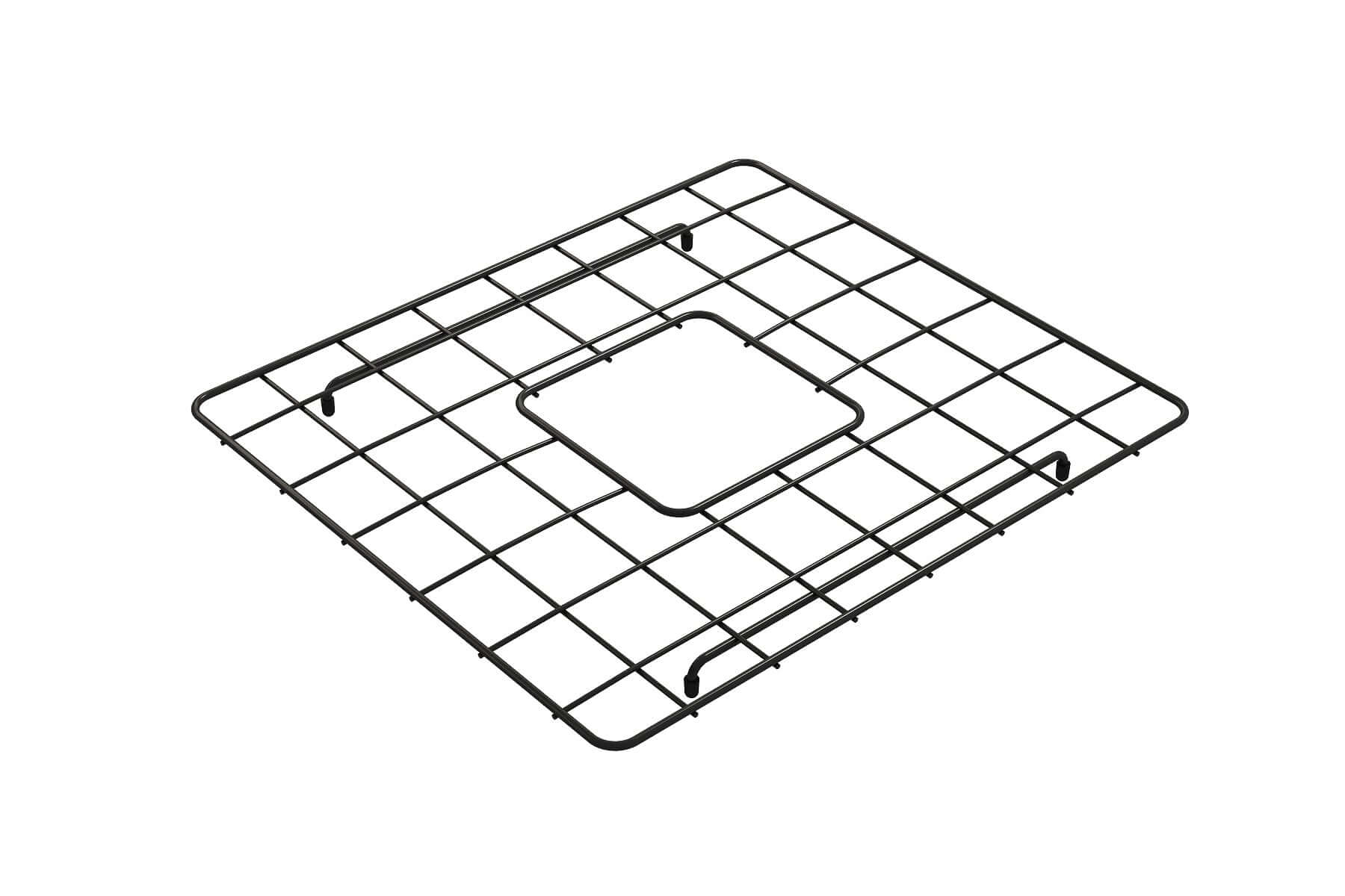 Alternate Image for BOCCHI Matte Black Stainless Steel Sink Grid for 20" 1136 Kitchen Sinks, 2300 2013MB