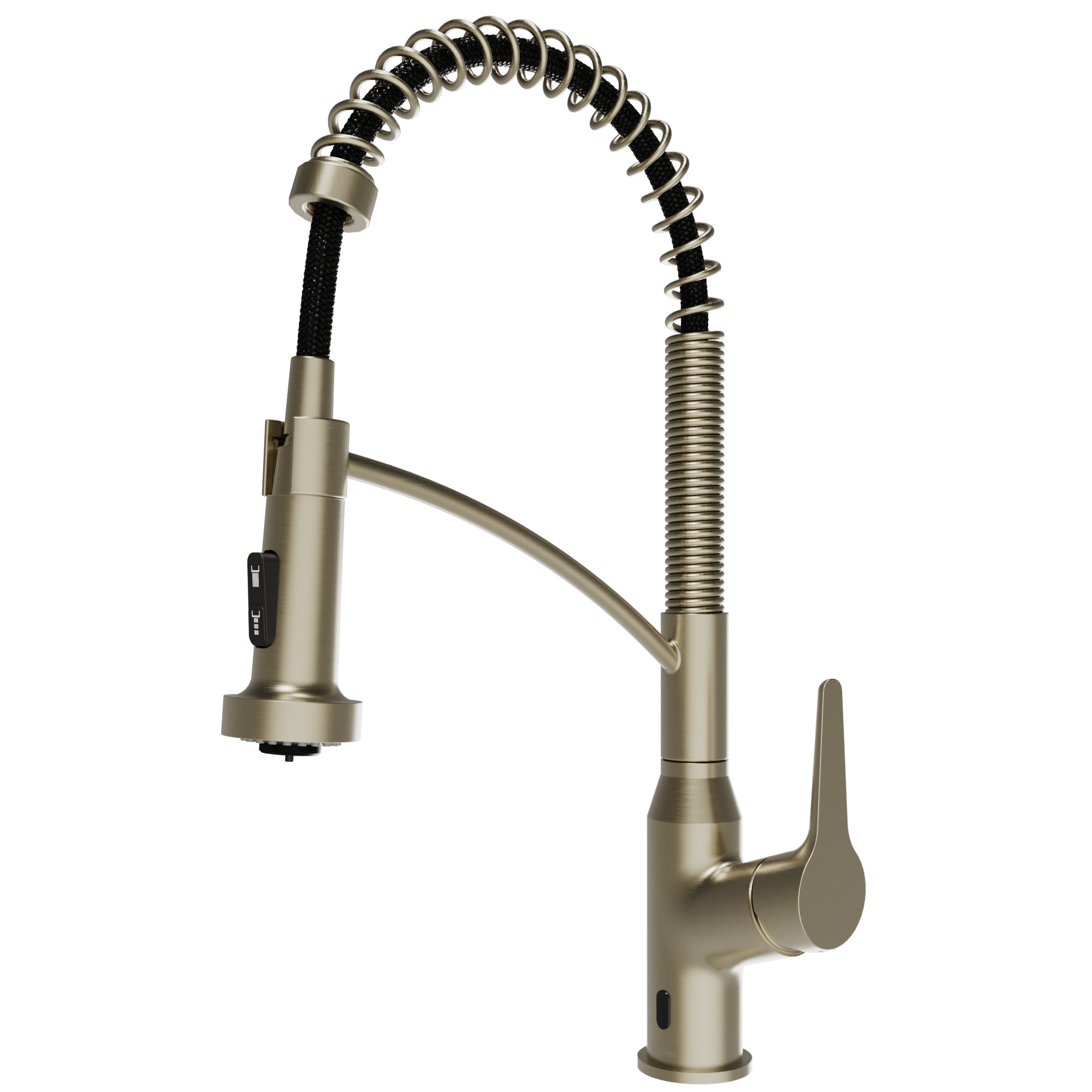 Karran Scottsdale Touchless Pull-Down Kitchen Faucet, Spot-Free Champagne Bronze, Brass, KKF215SFCB