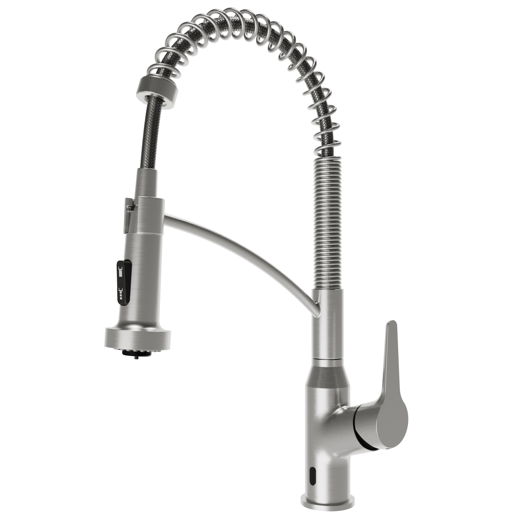 Karran Scottsdale Touchless Pull-Down Kitchen Faucet, Spot Free Stainless Steel, Brass, KKF215SFSS
