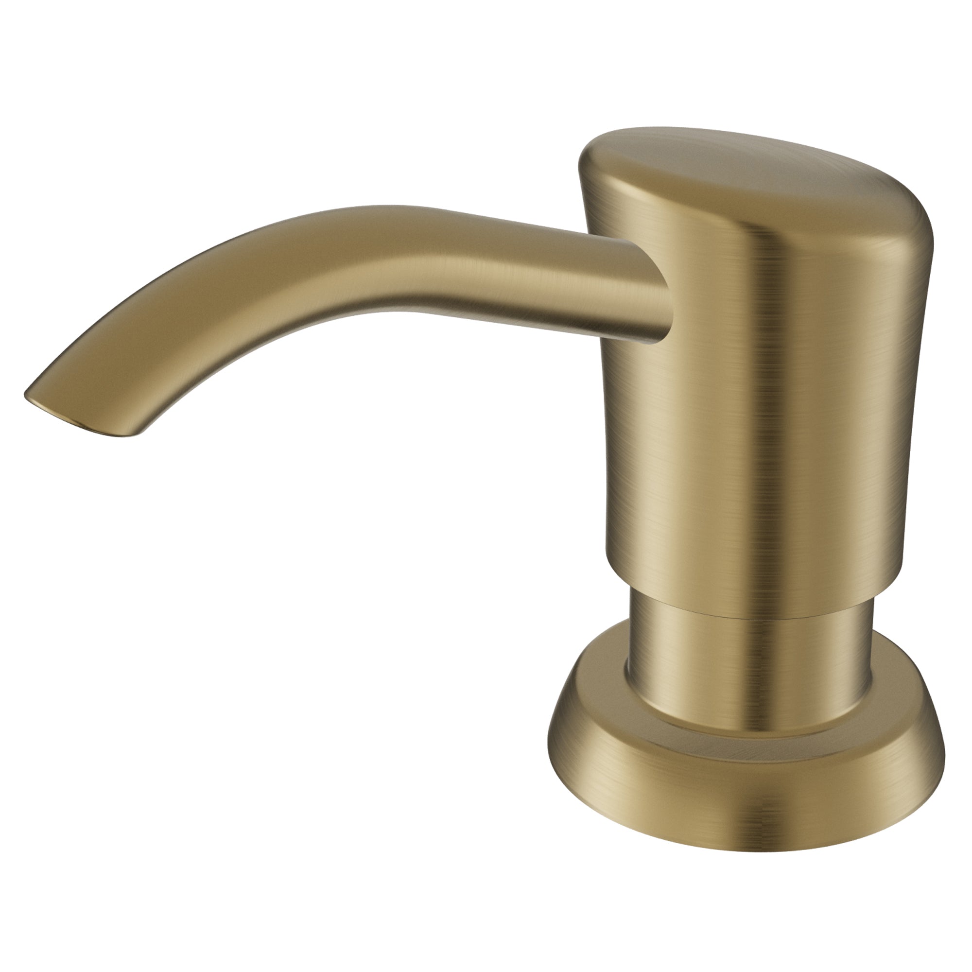 Karran SD45 Kitchen Soap/Lotion Dispenser in Spot Free Brushed Gold, Lead-free Brass, SD45SFBG
