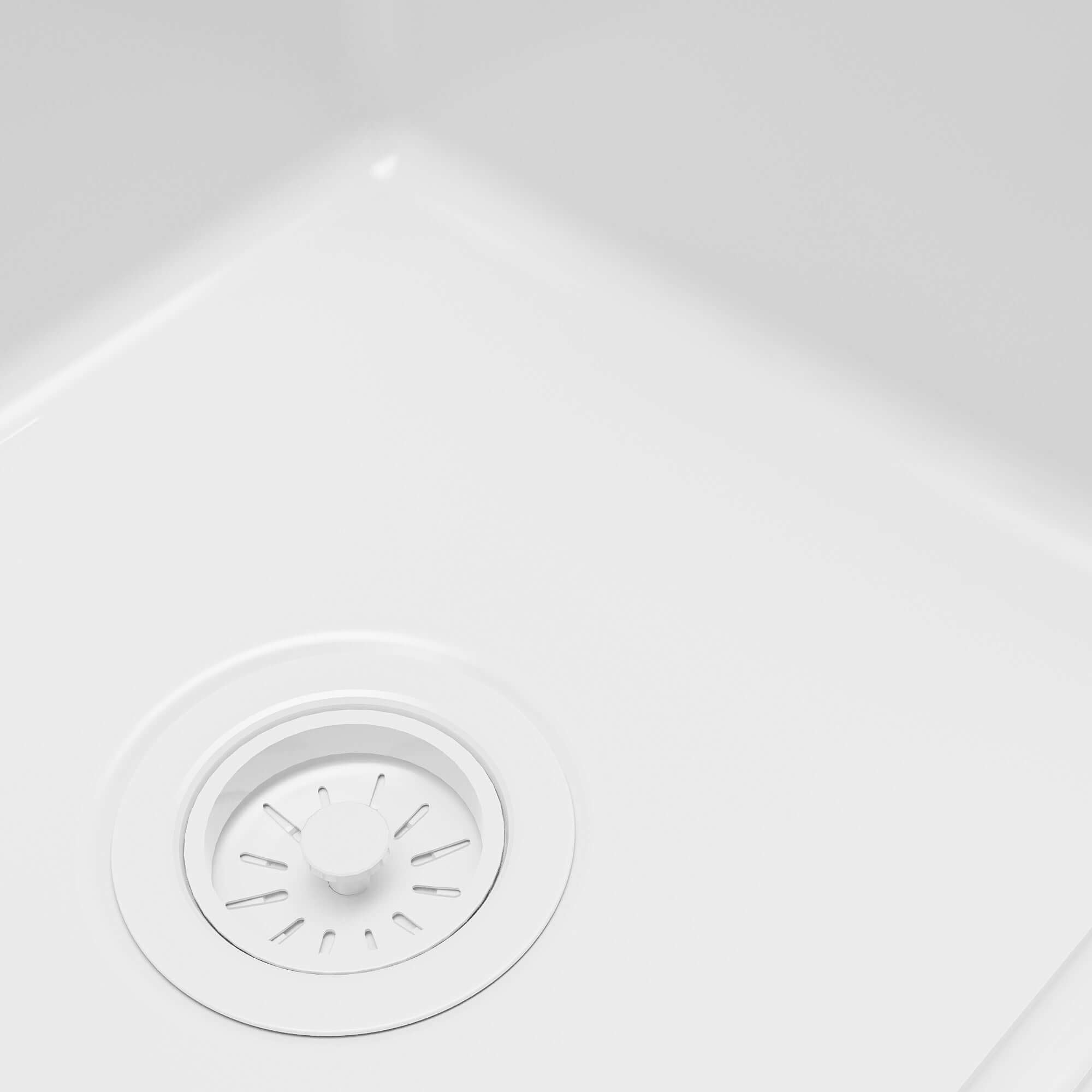 Alternative View of Karran Fireclay 33" Fireclay Workstation Farmhouse Sink with Accessories, 60/40 Double Bowl, White, FCWSF33DBWH-PK1