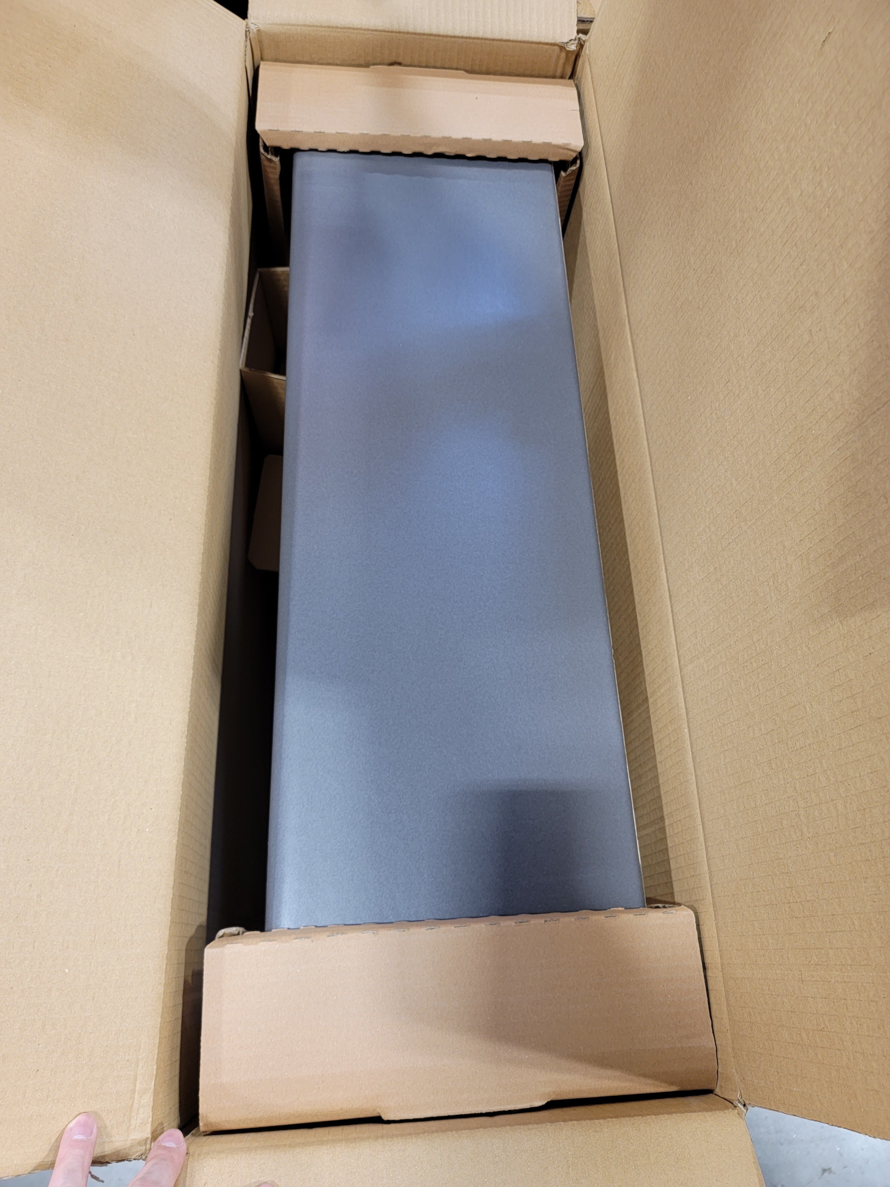 Alternate Image for BOCCHI Contempo 33" Fireclay Farmhouse Apron Single Bowl Kitchen Sink, Matte Dark Gray, 1352-020-0120