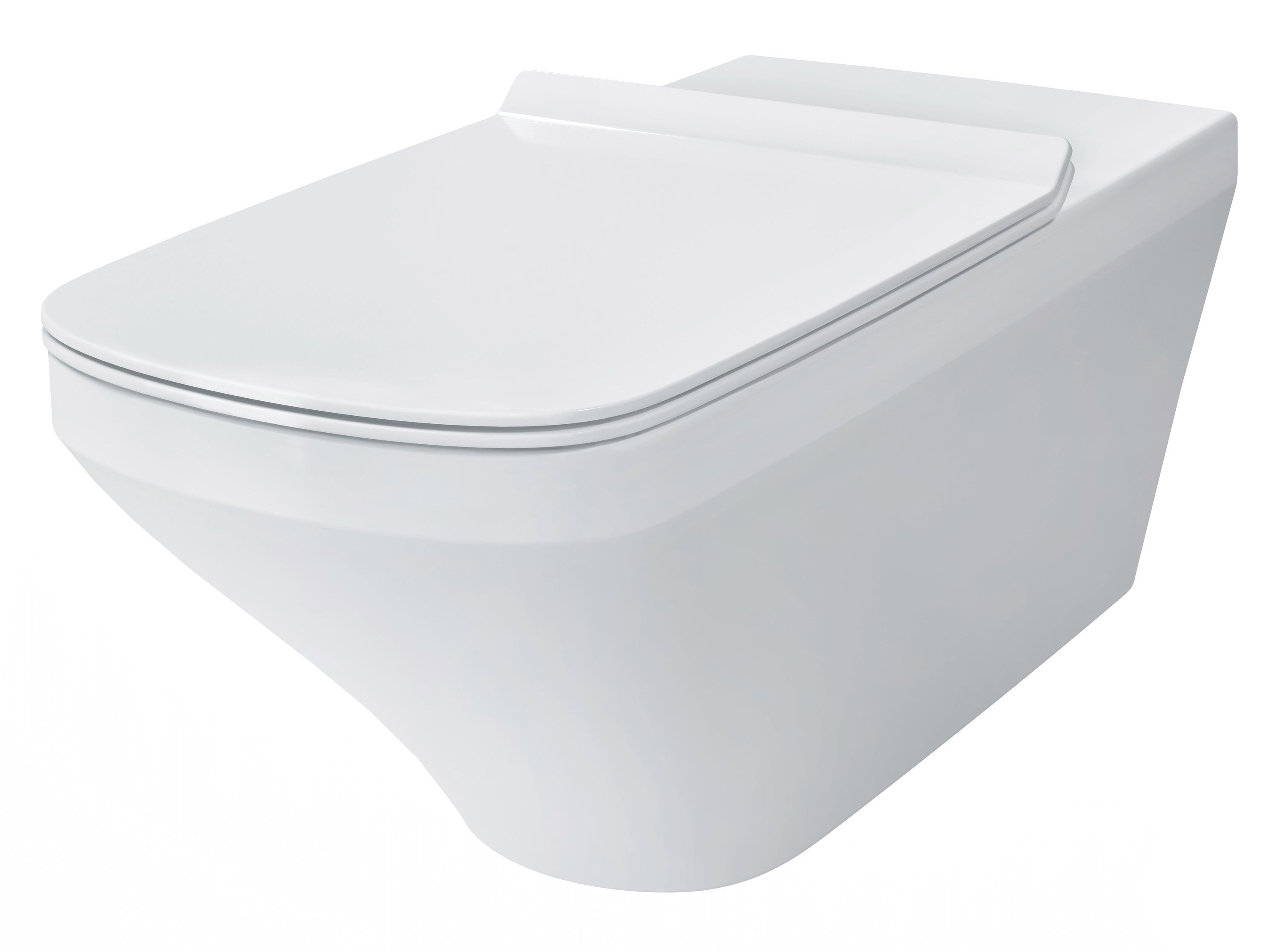 DuraStyle Elongated Slow Close Toilet Seat in White