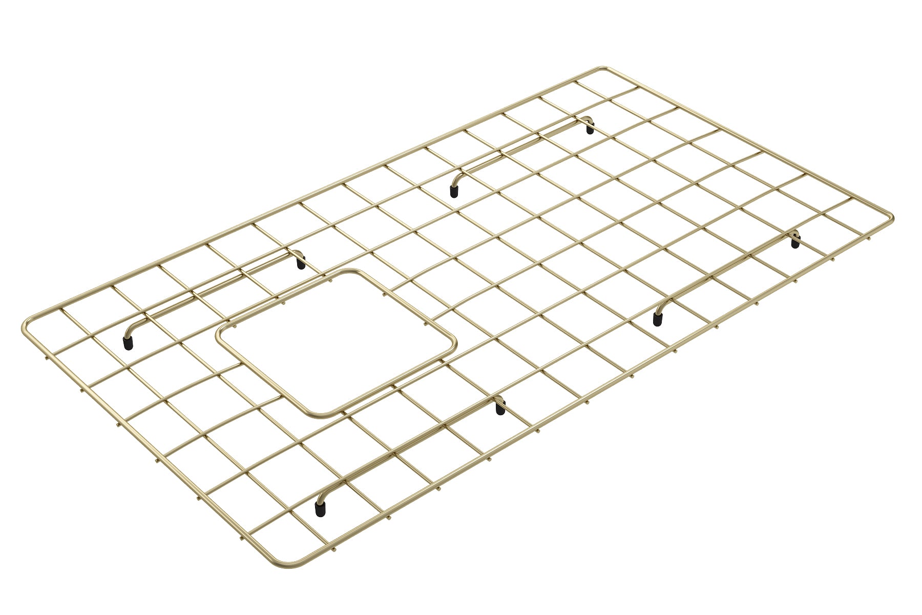 BOCCHI Brushed Gold Stainless Steel Sink Grid for 30" 1344 Kitchen Sinks, 2300 2003BG
