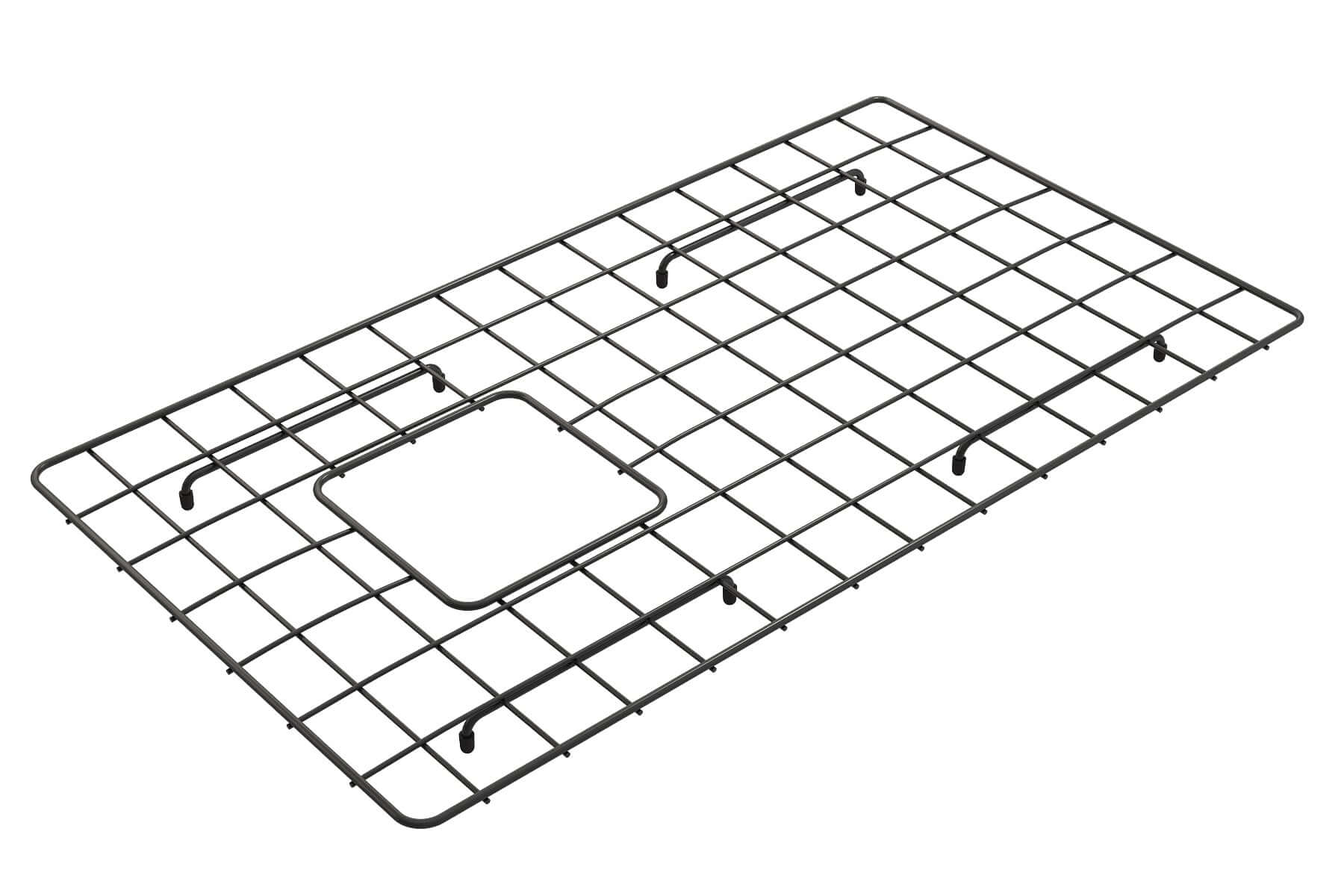 Alternate Image for BOCCHI Matte Black Stainless Steel Sink Grid for 30" 1344 Kitchen Sinks, 2300 2003MB