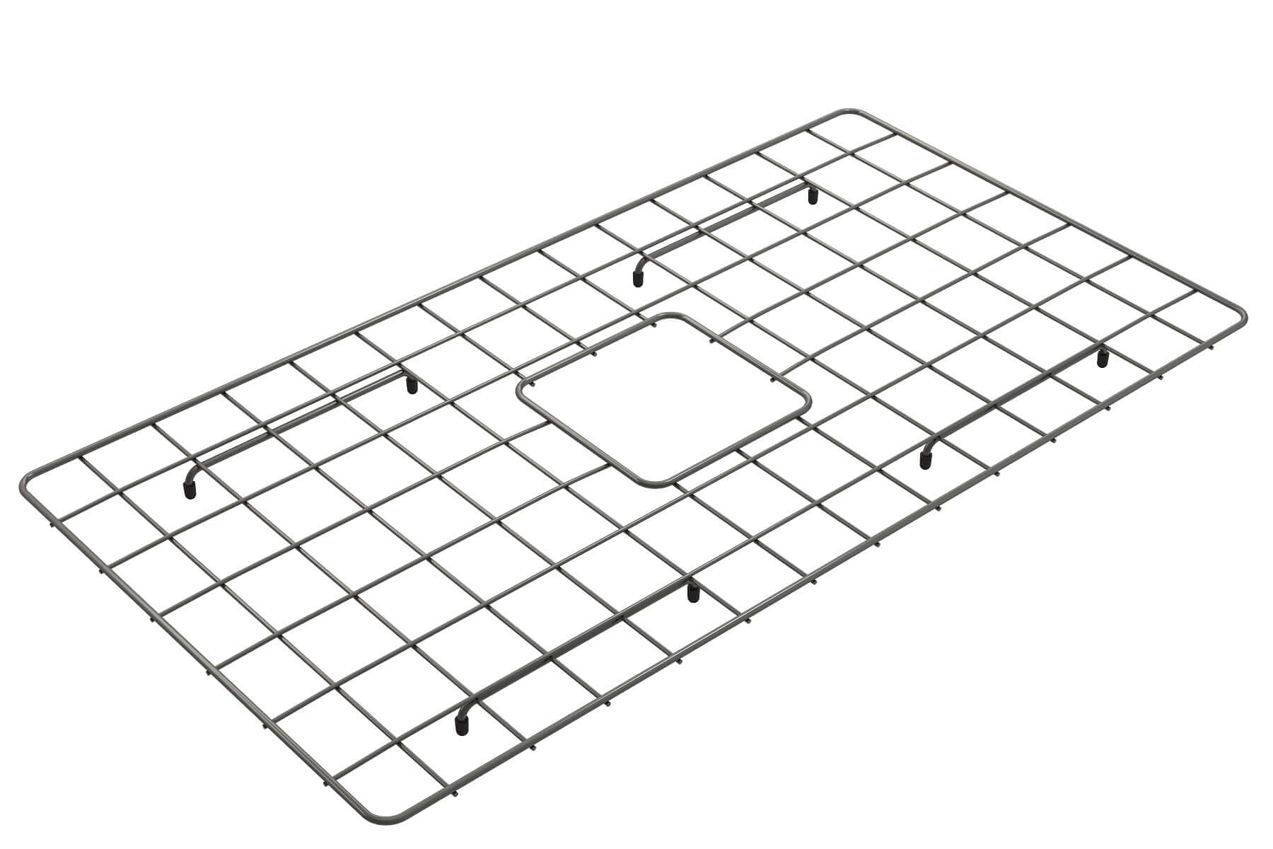 Alternate Image for BOCCHI Gun Metal Stainless Steel Sink Grid for 33" 1352/1353/1504 Kitchen Sinks, 2300 2004GM