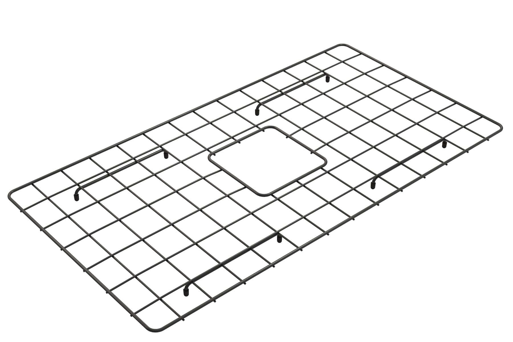 Alternate Image for BOCCHI Matte Black Stainless Steel Sink Grid for 33" 1352/1353/1504 Kitchen Sinks, 2300 2004MB