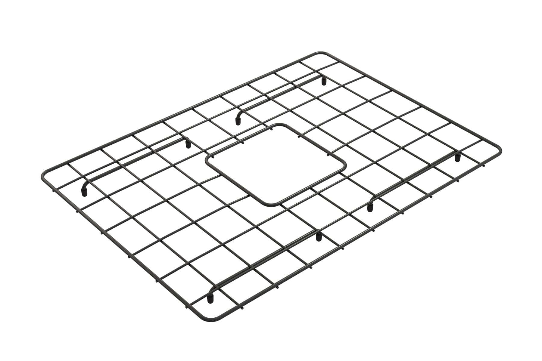 Alternate Image for BOCCHI Matte Black Stainless Steel Sink Grid for 24" 1137 Kitchen Sinks, 2300 2014MB