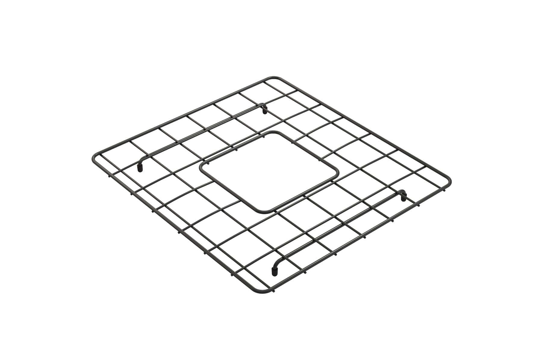 Alternate Image for BOCCHI Matte Black Stainless Steel Sink Grid for 33D" 1139 Kitchen Sinks, 2300 2016MB