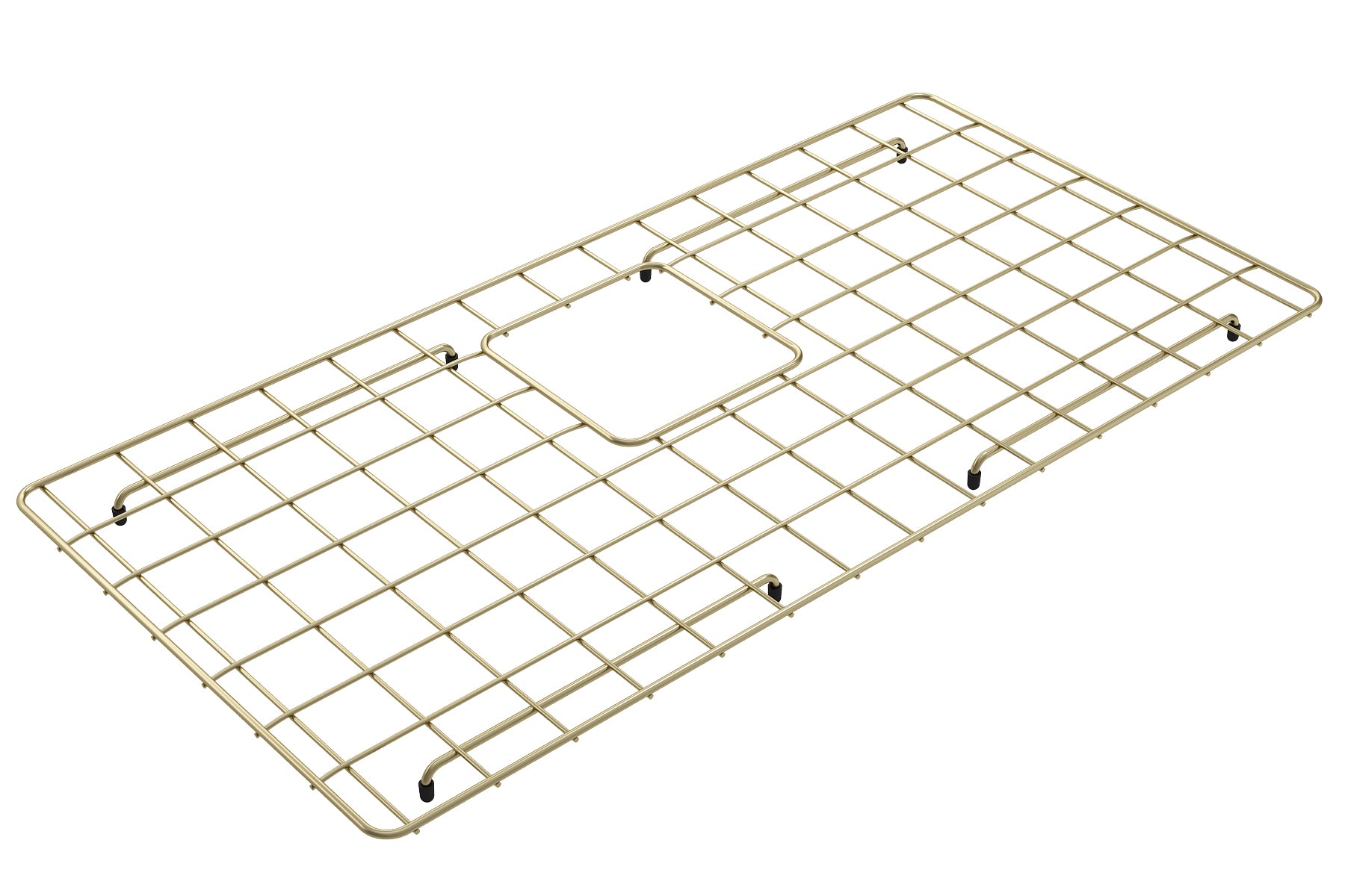 BOCCHI Brushed Gold Stainless Steel Sink Grid for 34" 1500 Kitchen Sinks, 2300 2035BG