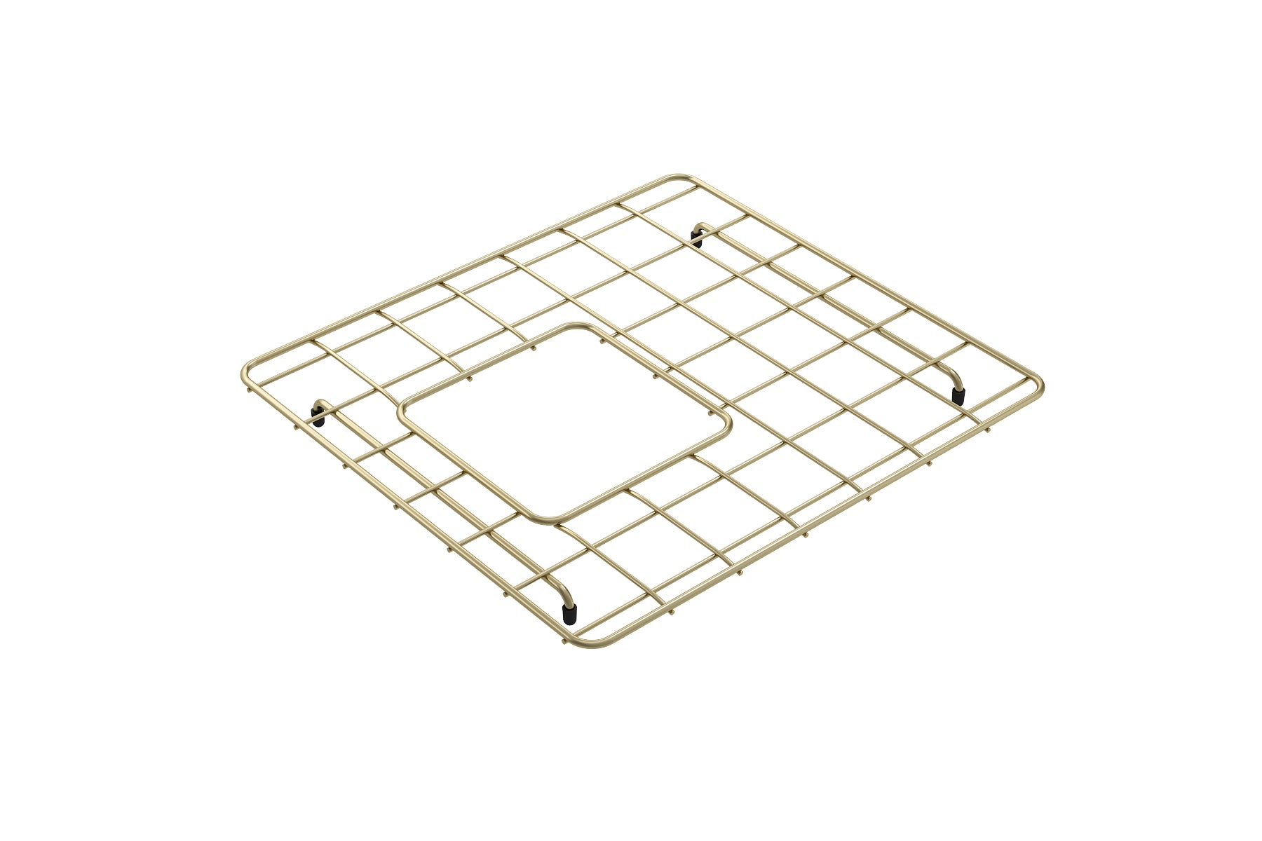 BOCCHI Brushed Gold Stainless Steel Sink Grid for 34" 1501 Kitchen Sinks, 2300 2036BG