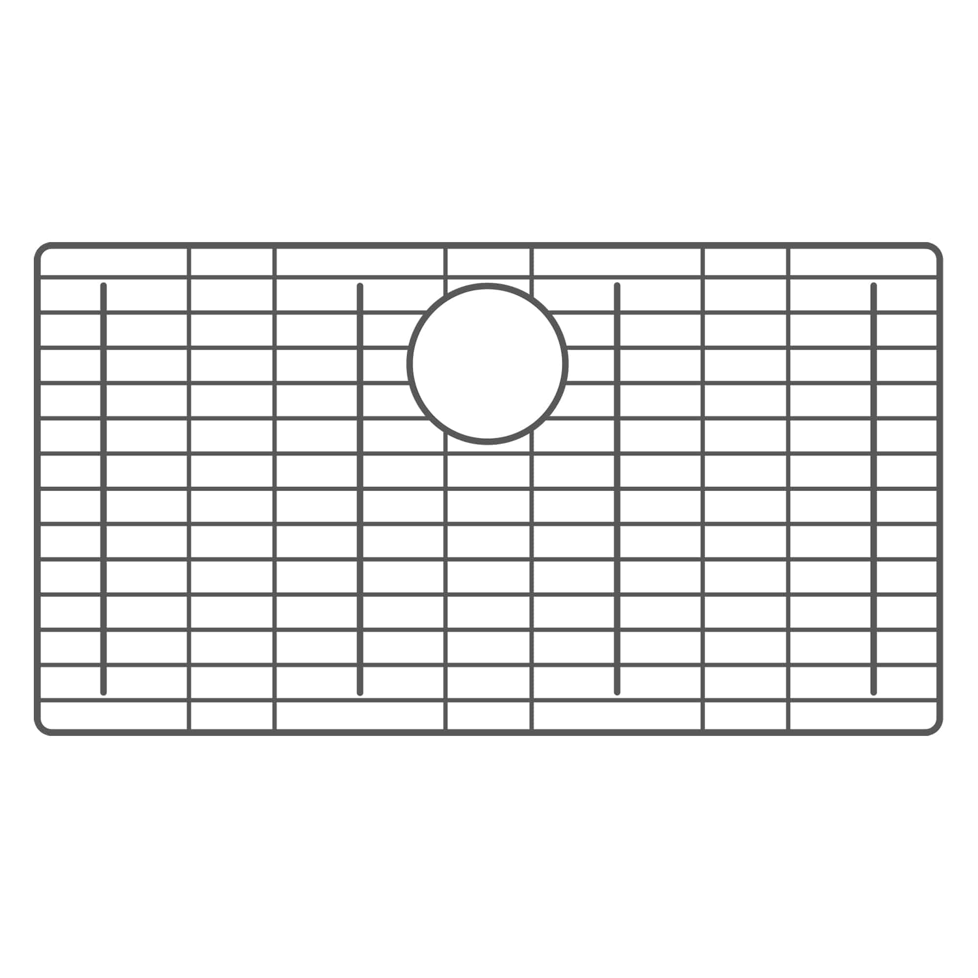 Native Trails 26.25" x 14.25" Bottom Grid in Gunmetal, GRR2614-GM