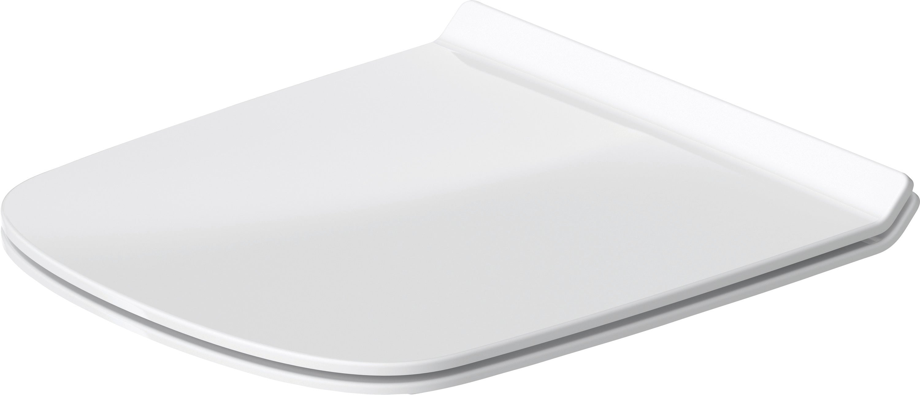 DuraStyle Round Slow Close Toilet Seat in White