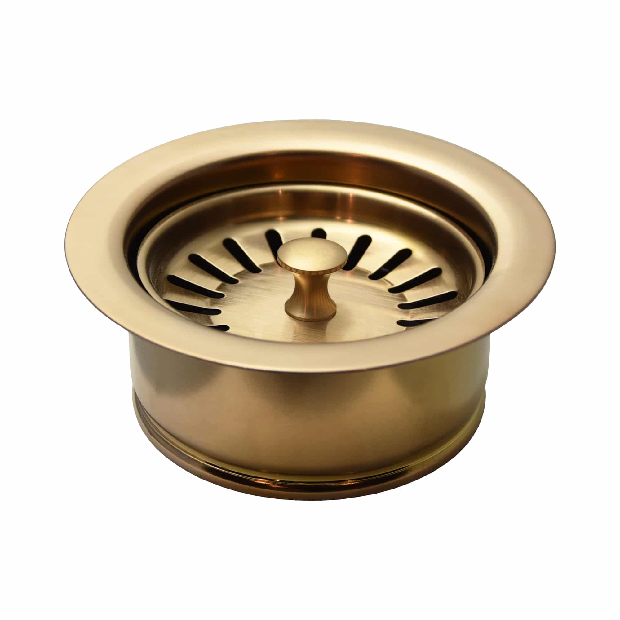 Native Trails 3.5" Disposer Trim w/Basket Strainer Drain in Champagne Bronze PVD, Brass, DR340-CB