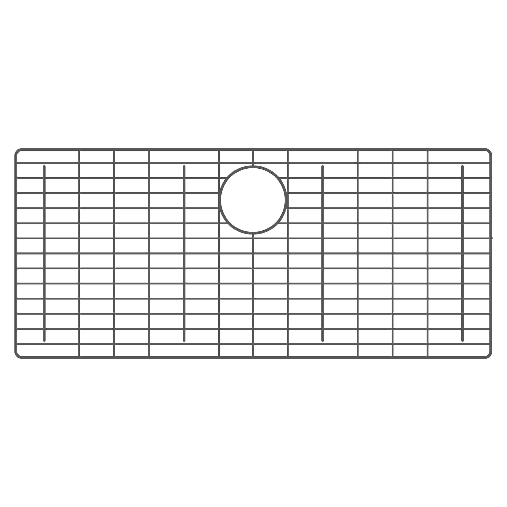 Native Trails 32.25" x 14.25" Bottom Grid in Gunmetal, GRR3214-GM