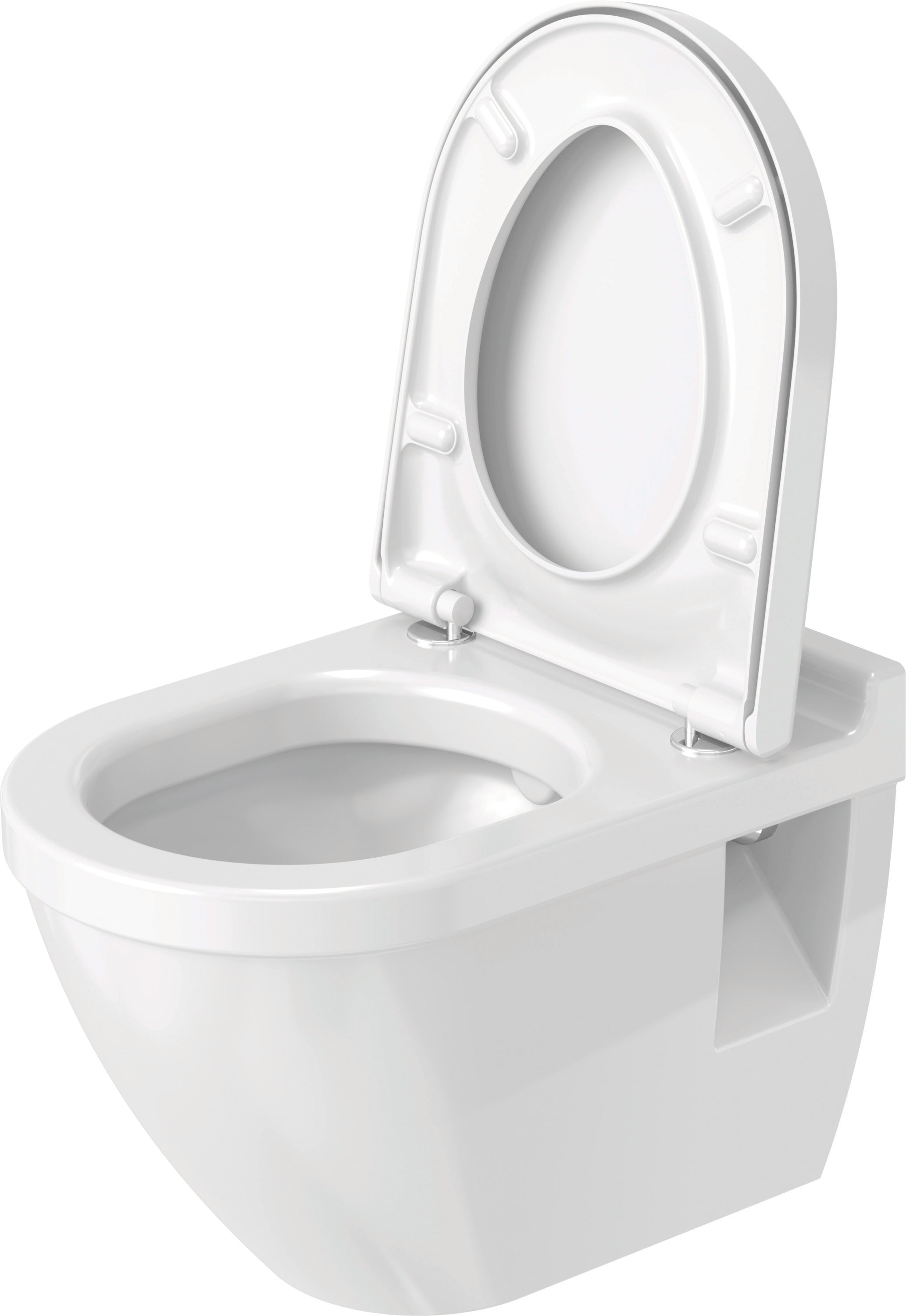 Starck 3 Elongated Slow Close Toilet Seat in White