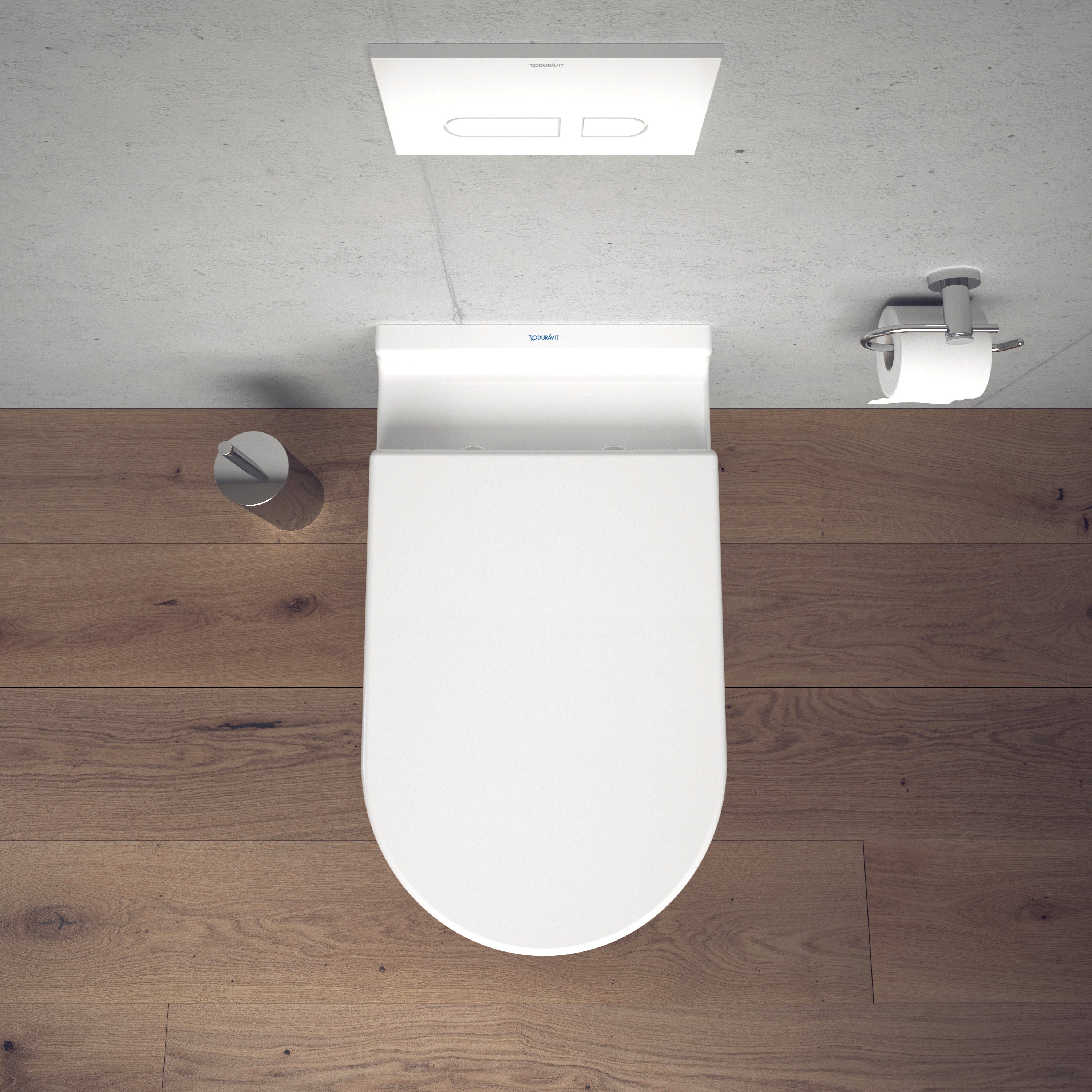 Starck 3 Elongated Slow Close Toilet Seat in White