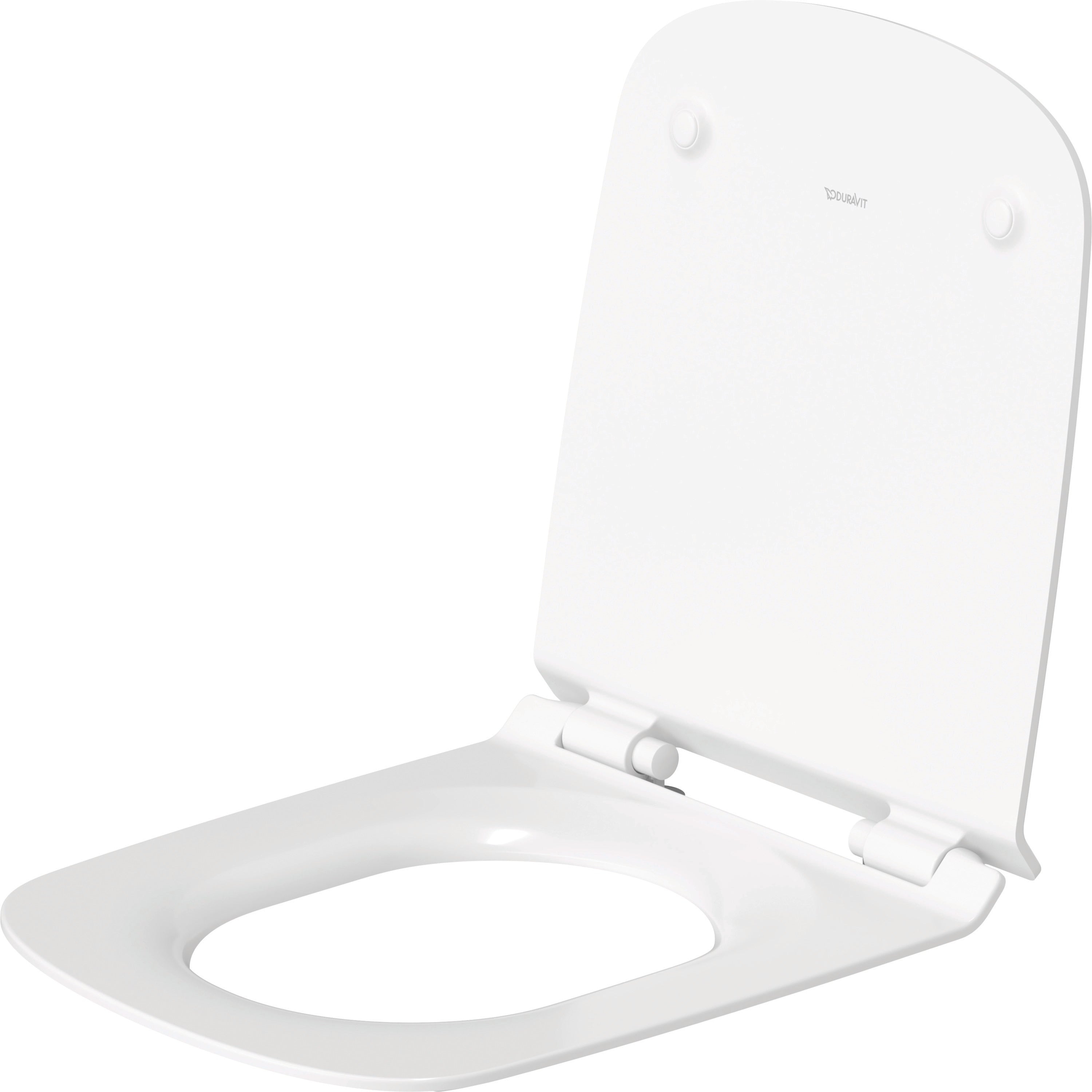 DuraStyle Round Slow Close Toilet Seat in White